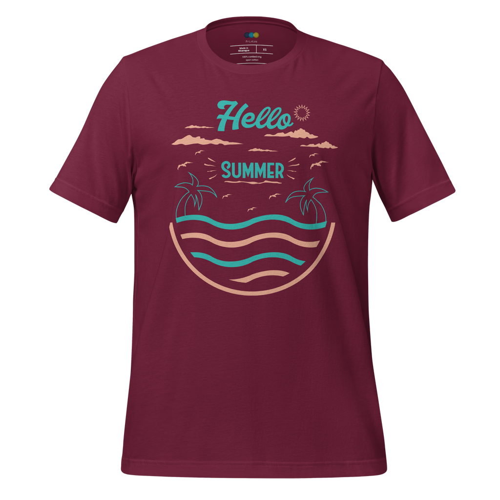HELLO SUMMER  unisex t-shirt