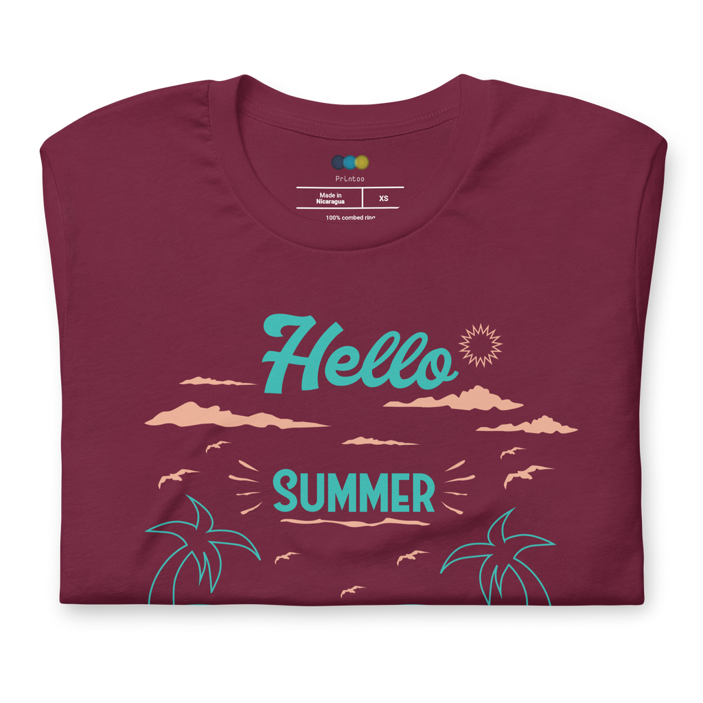 HELLO SUMMER  unisex t-shirt