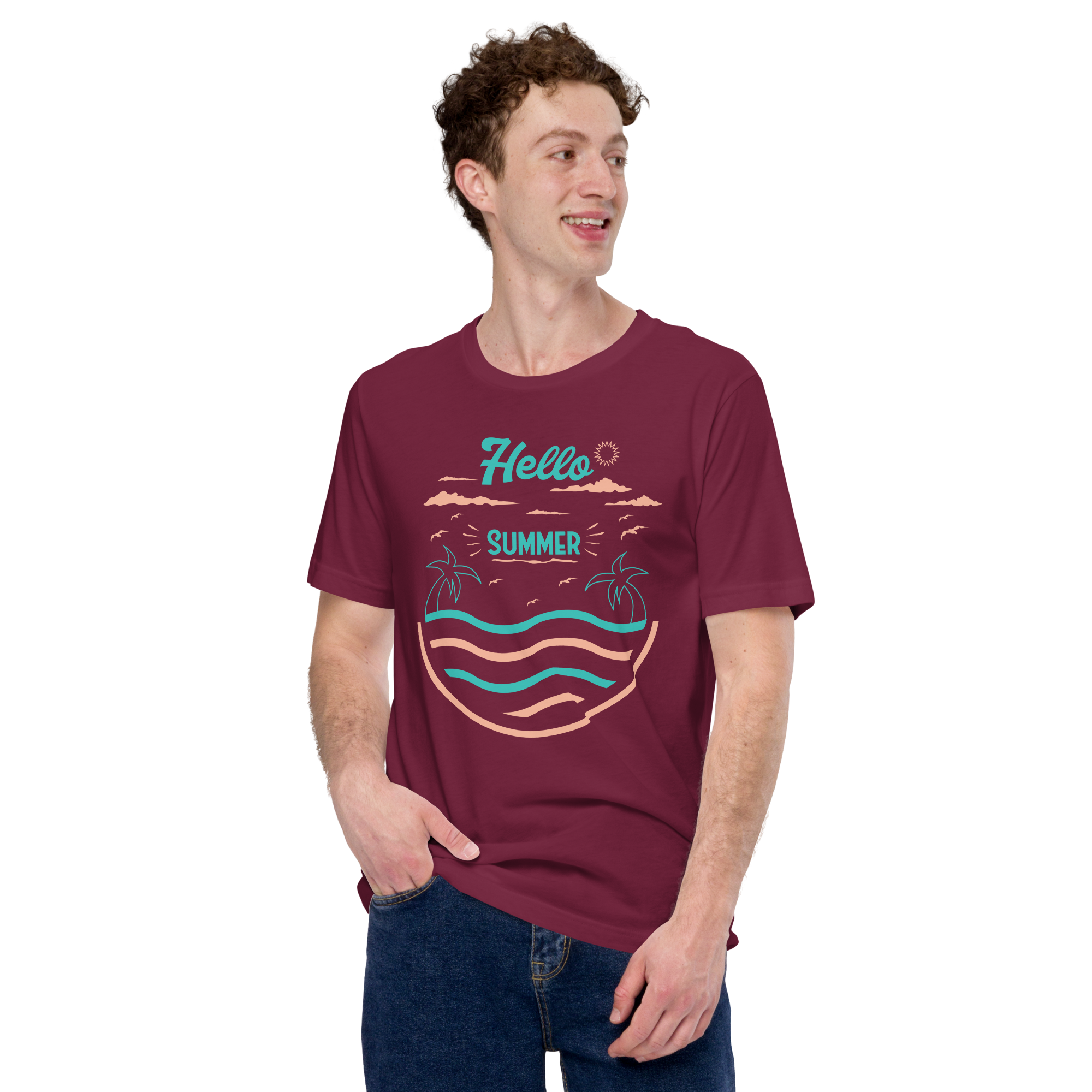 Camiseta unisex serie verano HOLA VERANO
