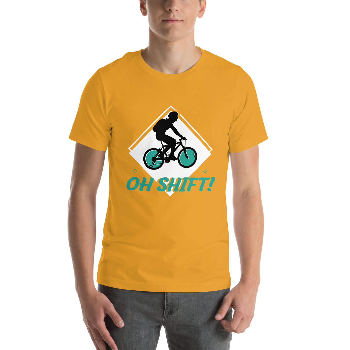 OH SHIFT unisex cycling t-shirt