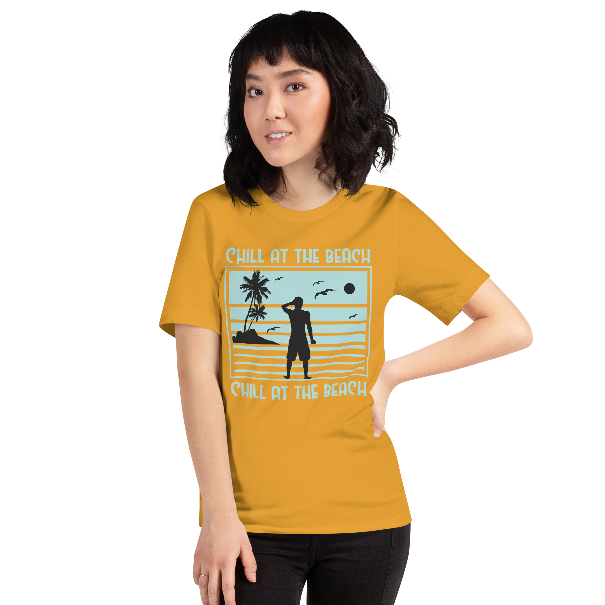 Camiseta unisex CHILL AT THE BEACH