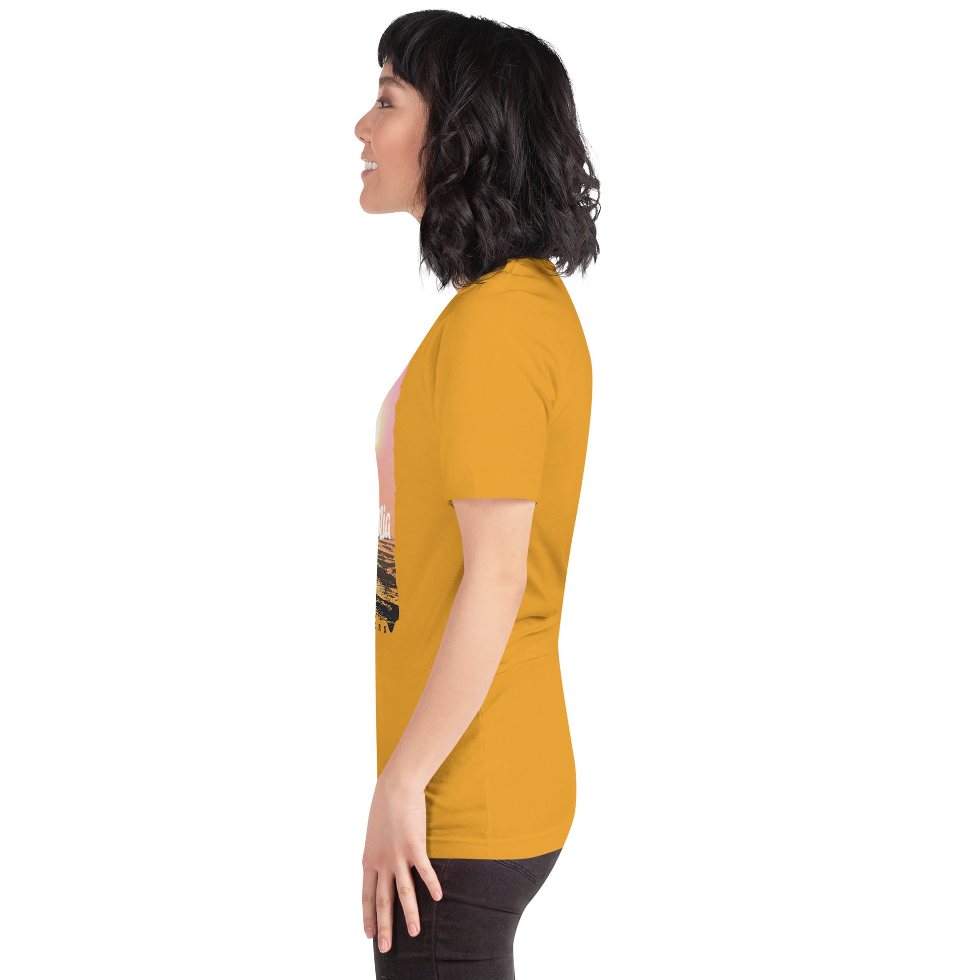 Camiseta unisex de la serie de verano SURF CALIFORNIA