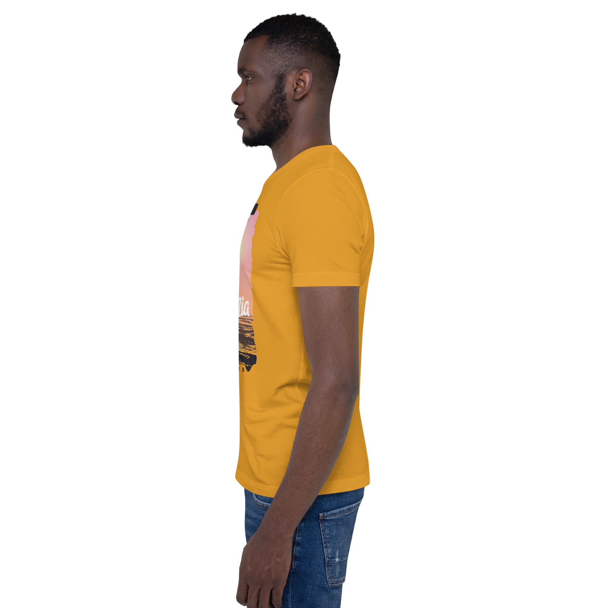 Camiseta unisex de la serie de verano SURF CALIFORNIA