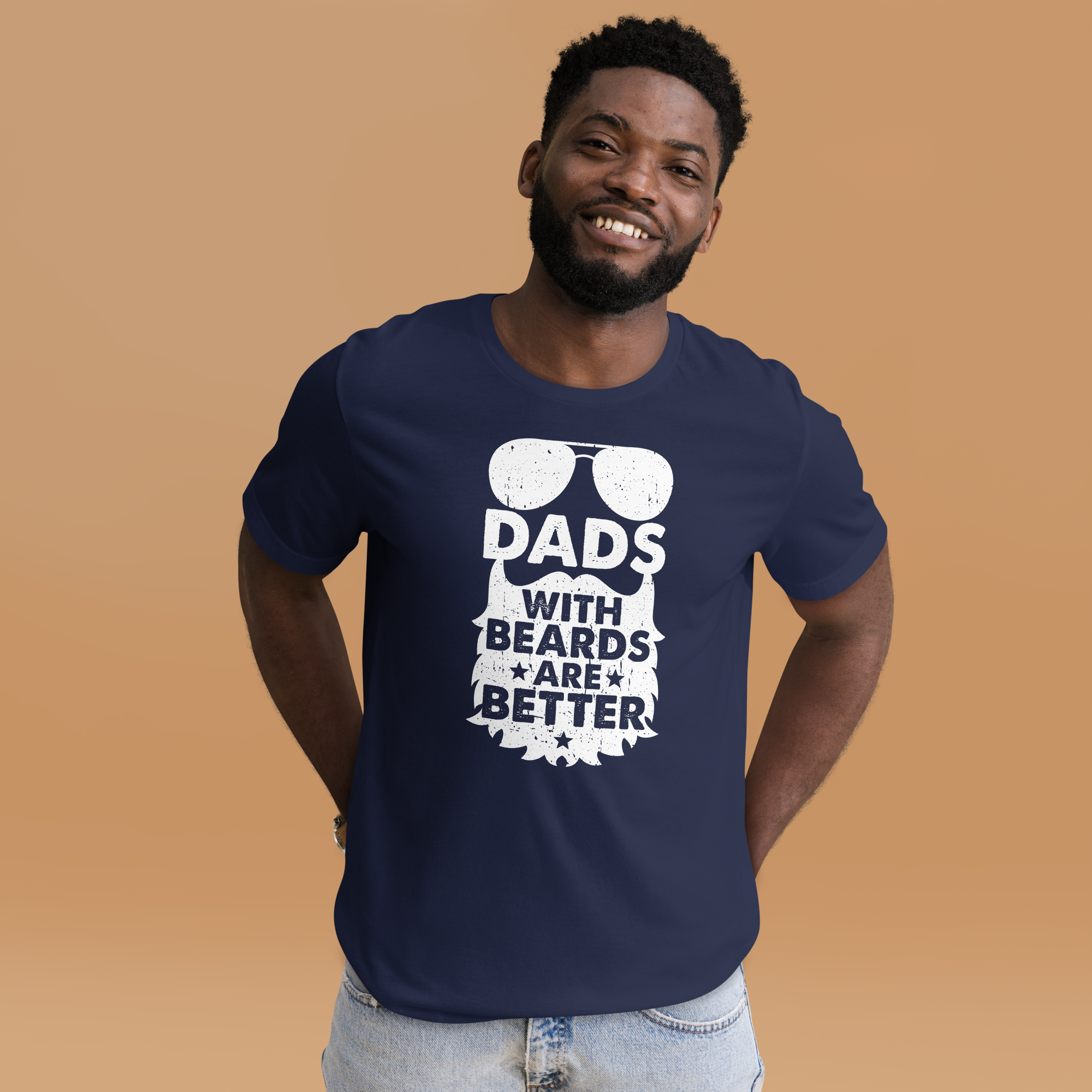 DADS WITH BEARDS men's t-shirt