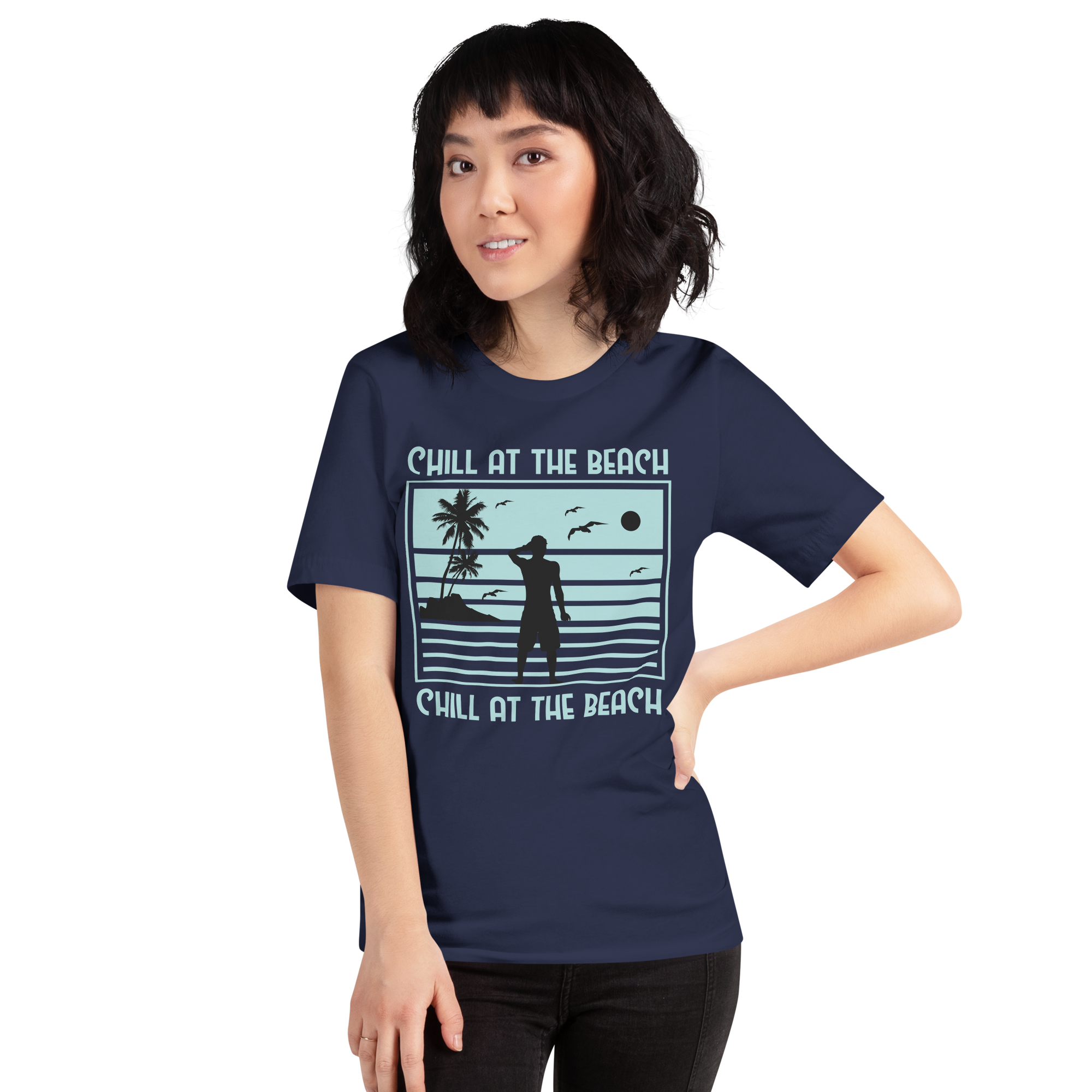 Camiseta unisex CHILL AT THE BEACH