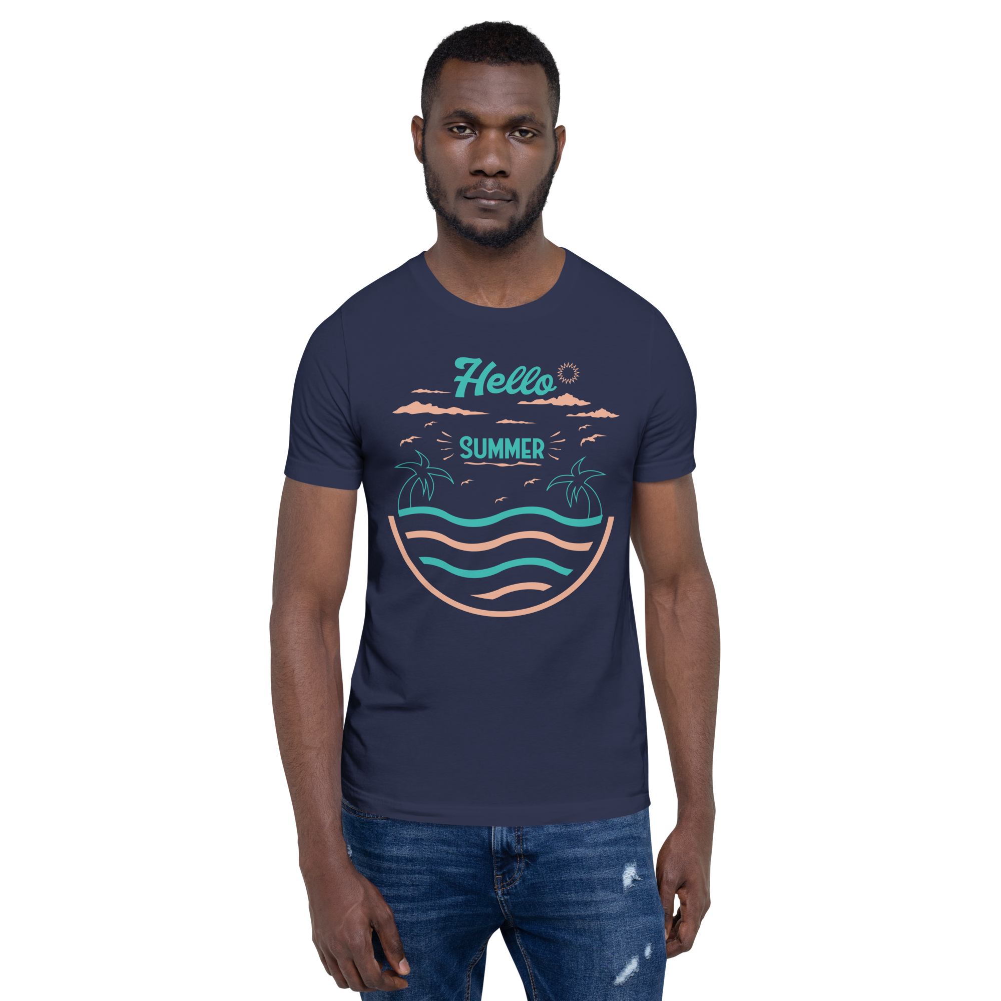Camiseta unisex serie verano HOLA VERANO