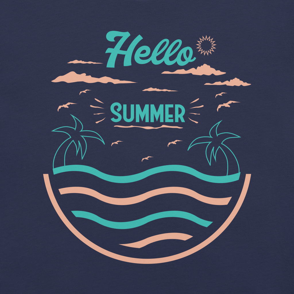 HELLO SUMMER  unisex t-shirt