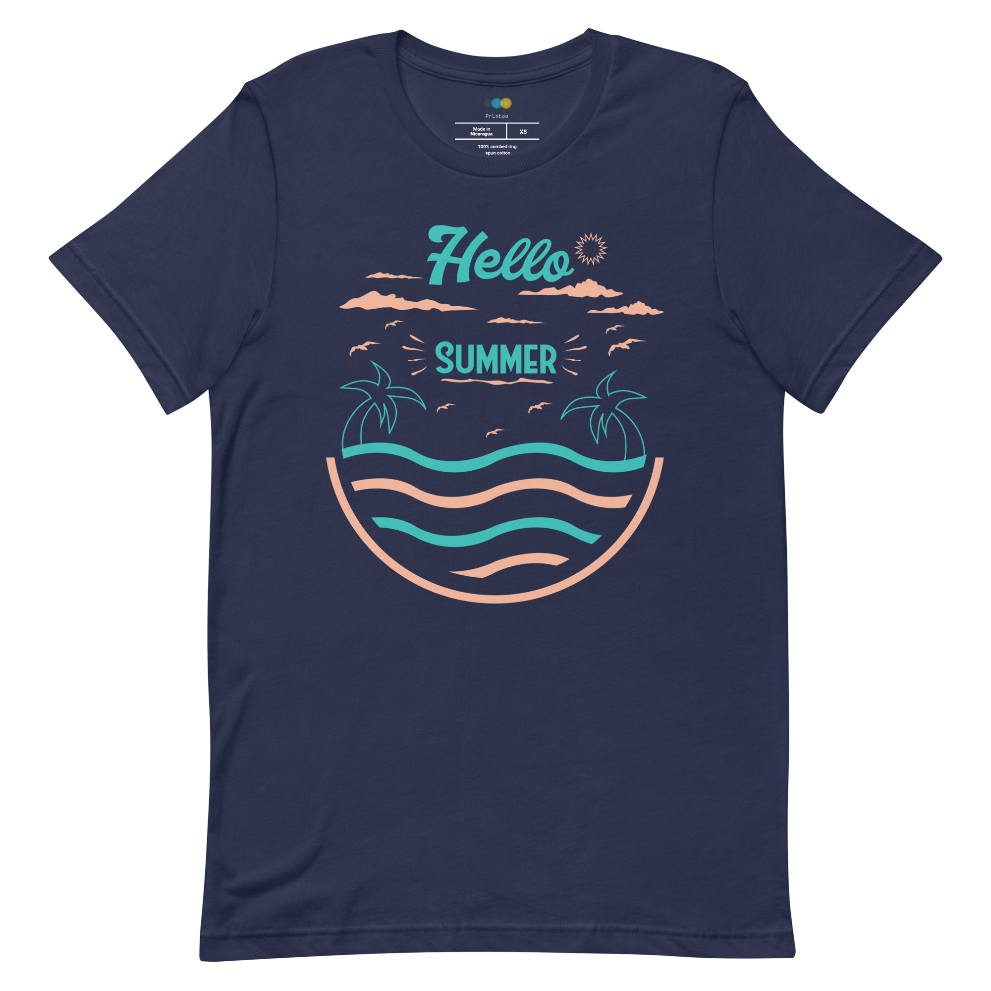 Camiseta unisex serie verano HOLA VERANO