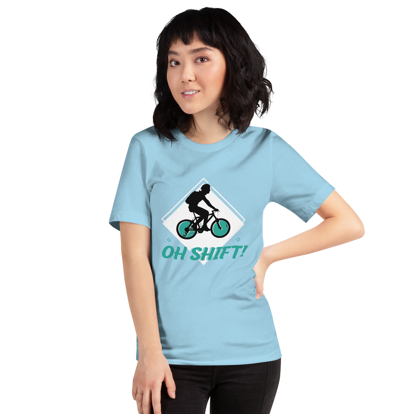 OH SHIFT unisex cycling t-shirt