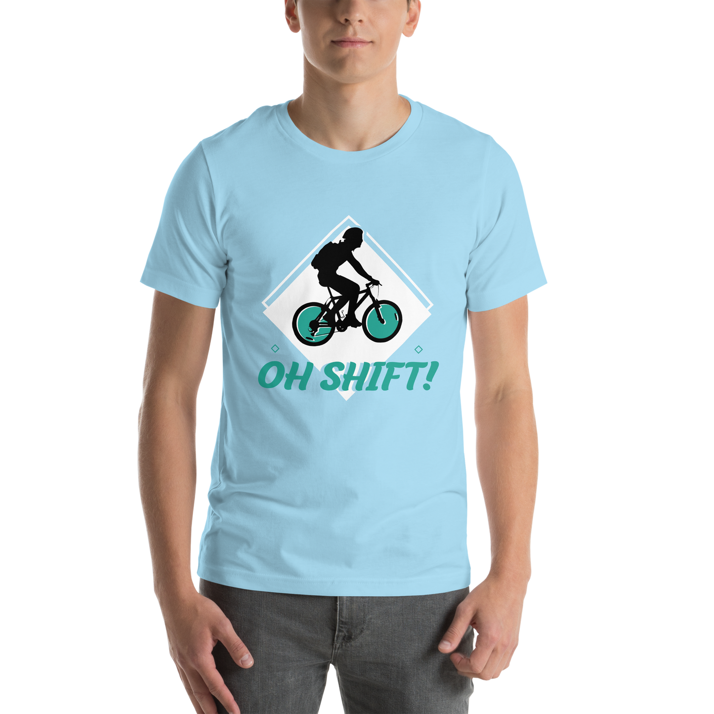 OH SHIFT unisex cycling t-shirt