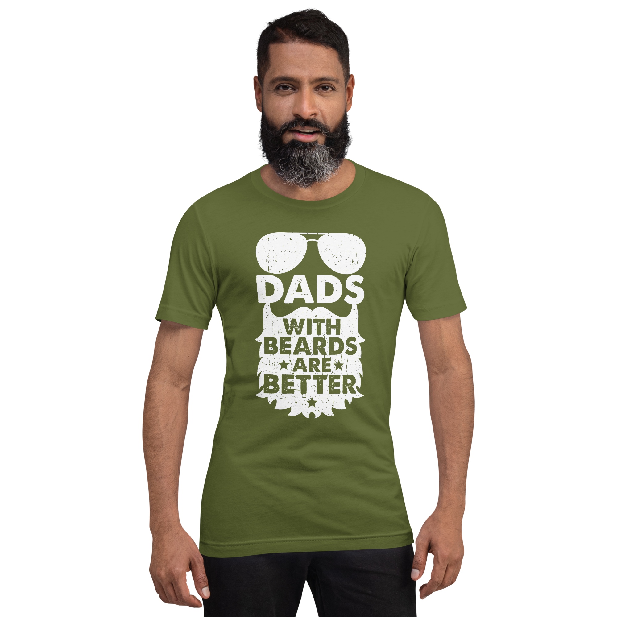 DADS WITH BEARDS men's t-shirt