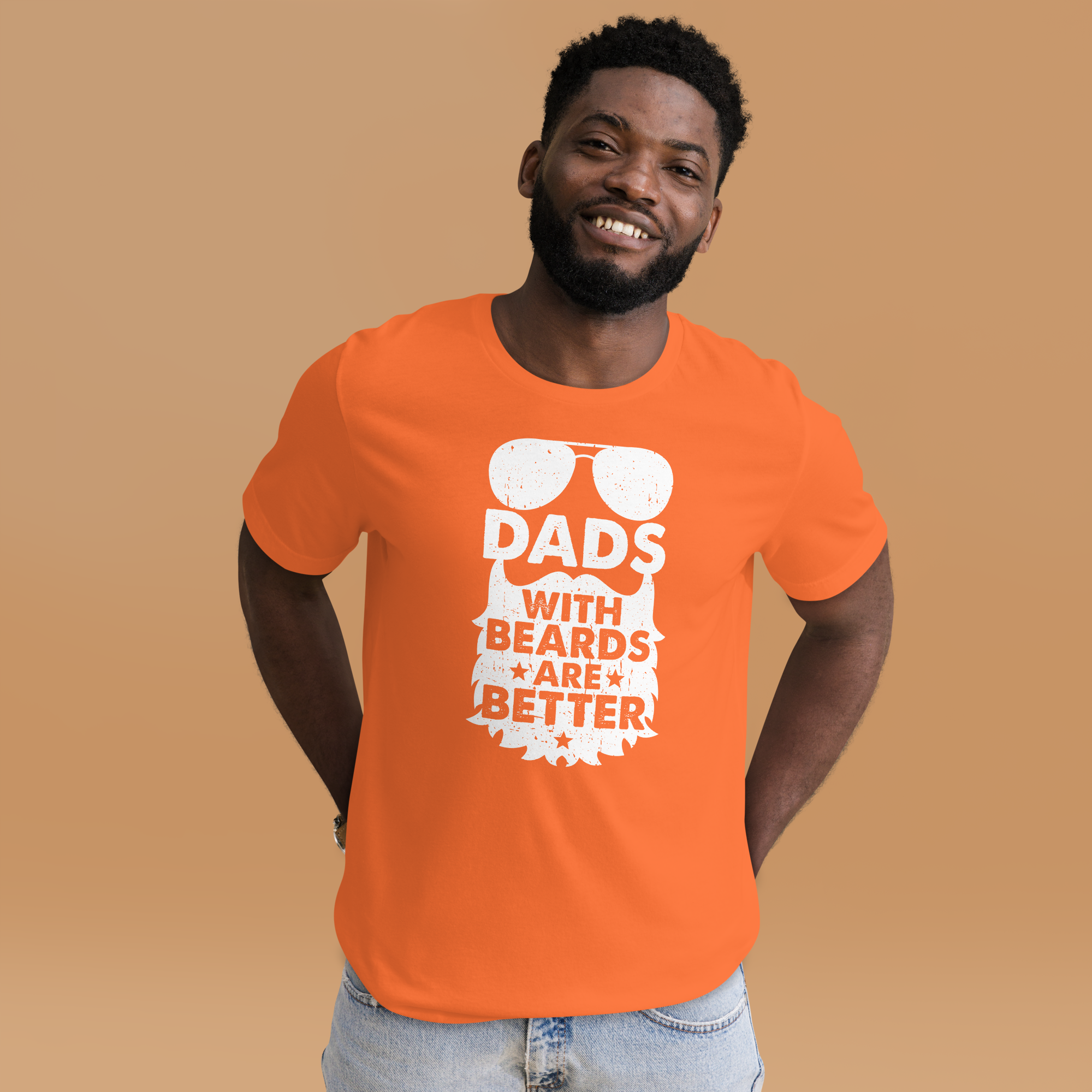 DADS WITH BEARDS men's t-shirt