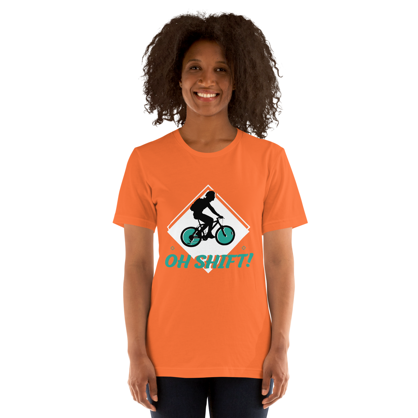 OH SHIFT unisex cycling t-shirt