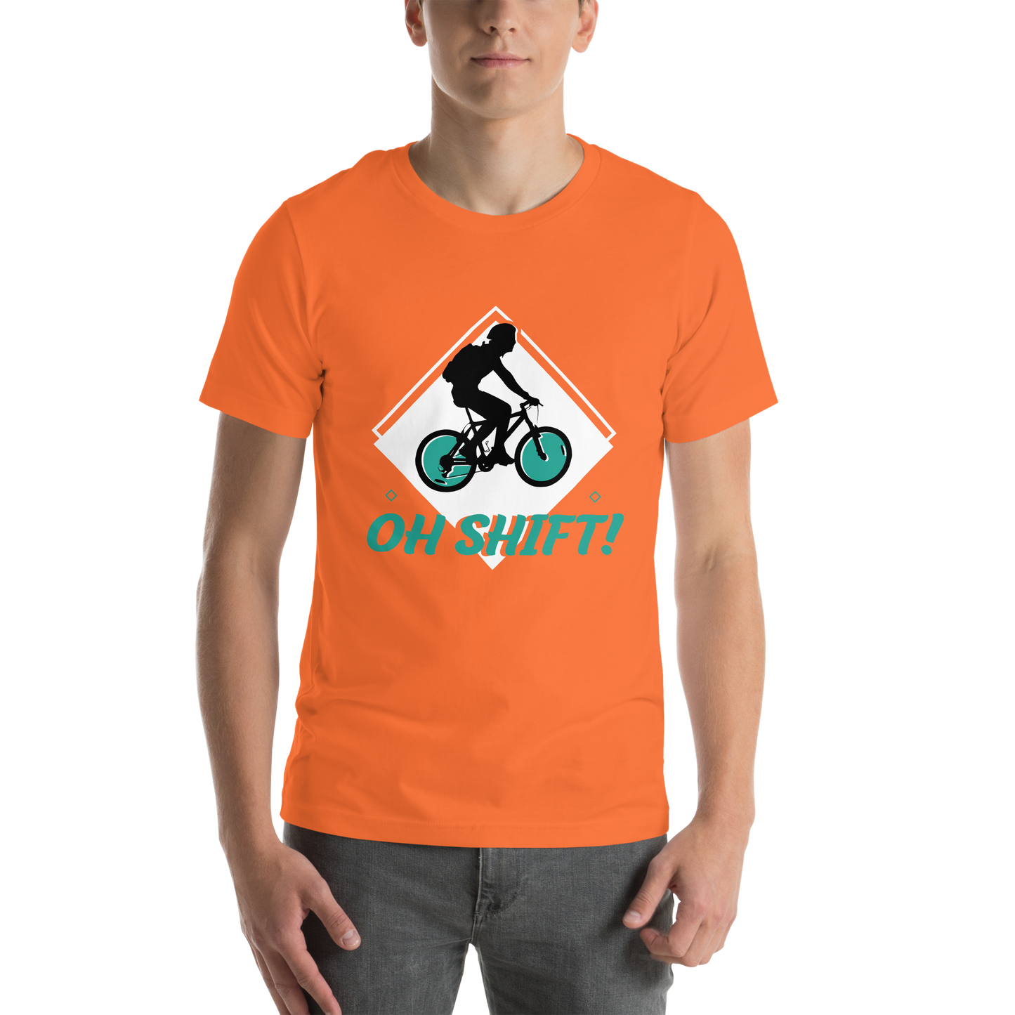 OH SHIFT unisex cycling t-shirt