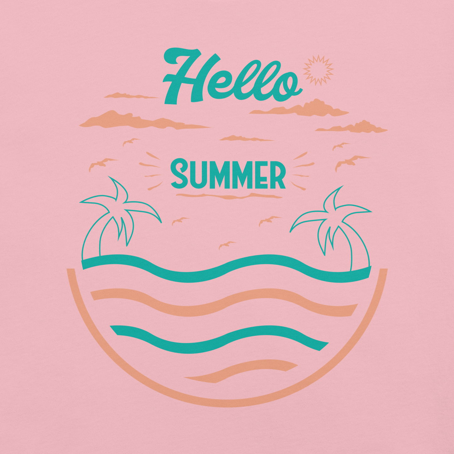 HELLO SUMMER  Summer series unisex t-shirt