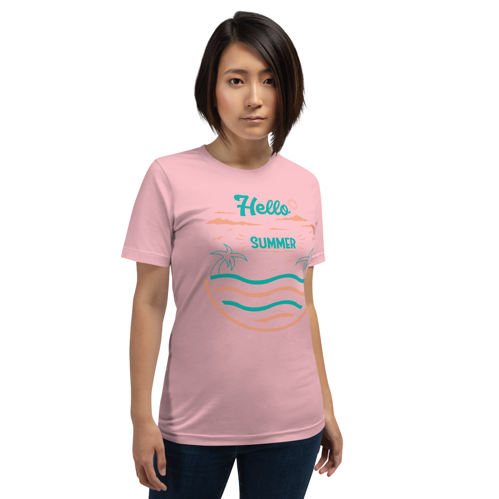Camiseta unisex serie verano HOLA VERANO