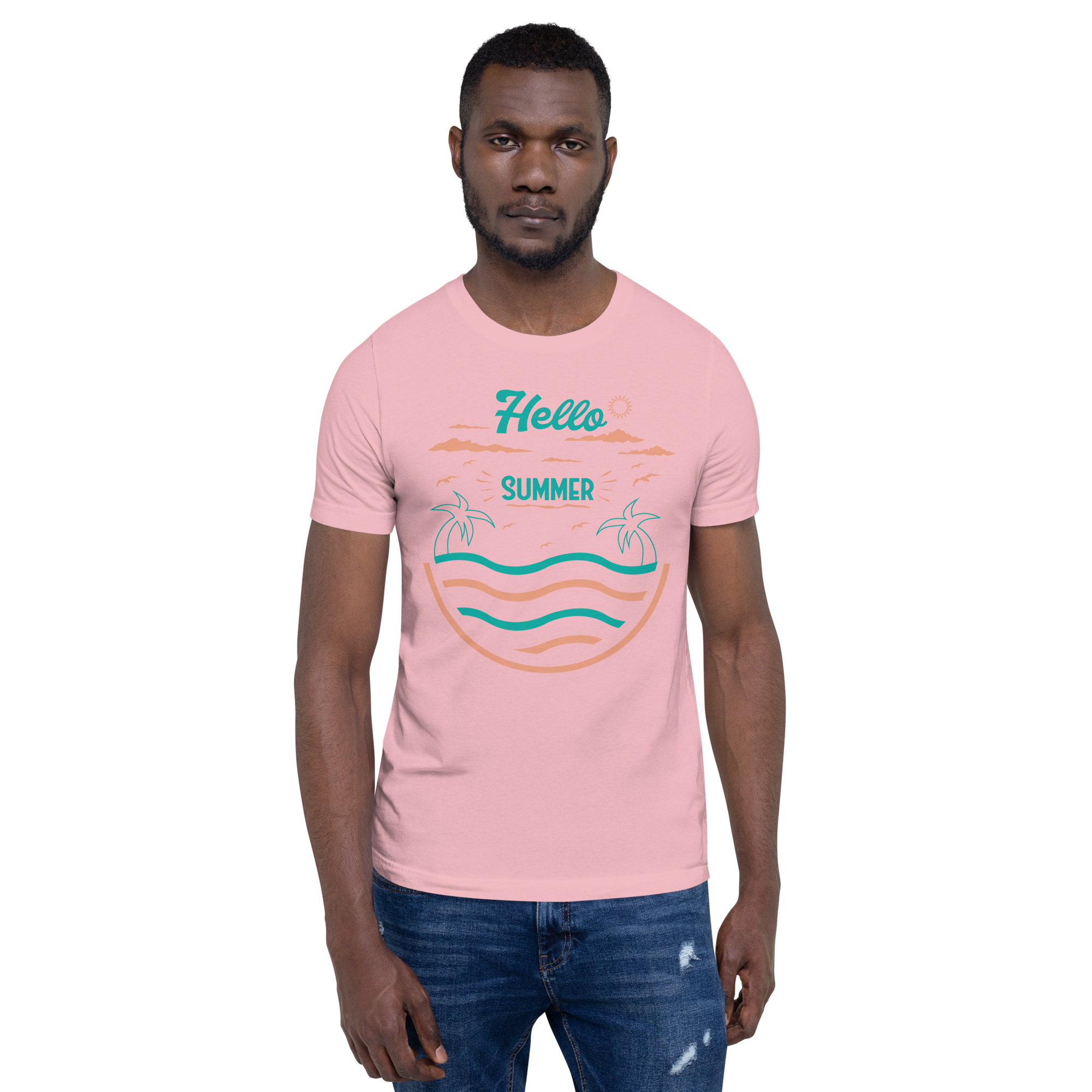 Camiseta unisex serie verano HOLA VERANO
