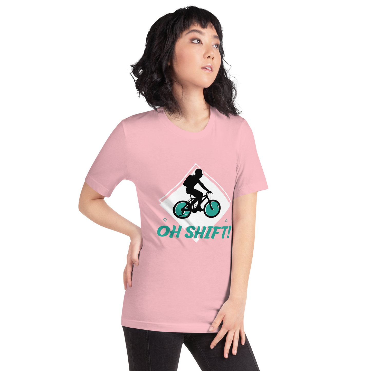 OH SHIFT unisex cycling t-shirt