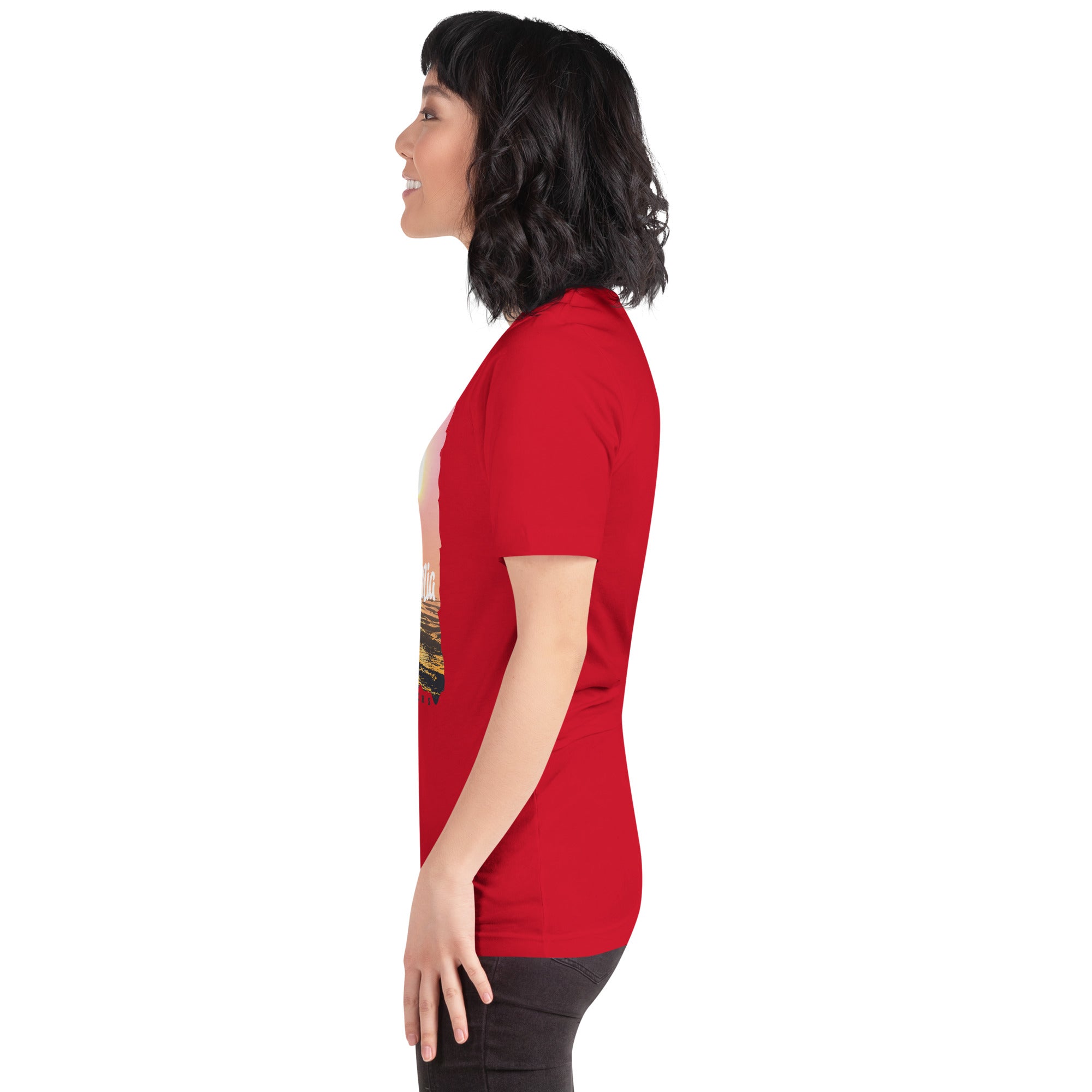 Camiseta unisex de la serie de verano SURF CALIFORNIA