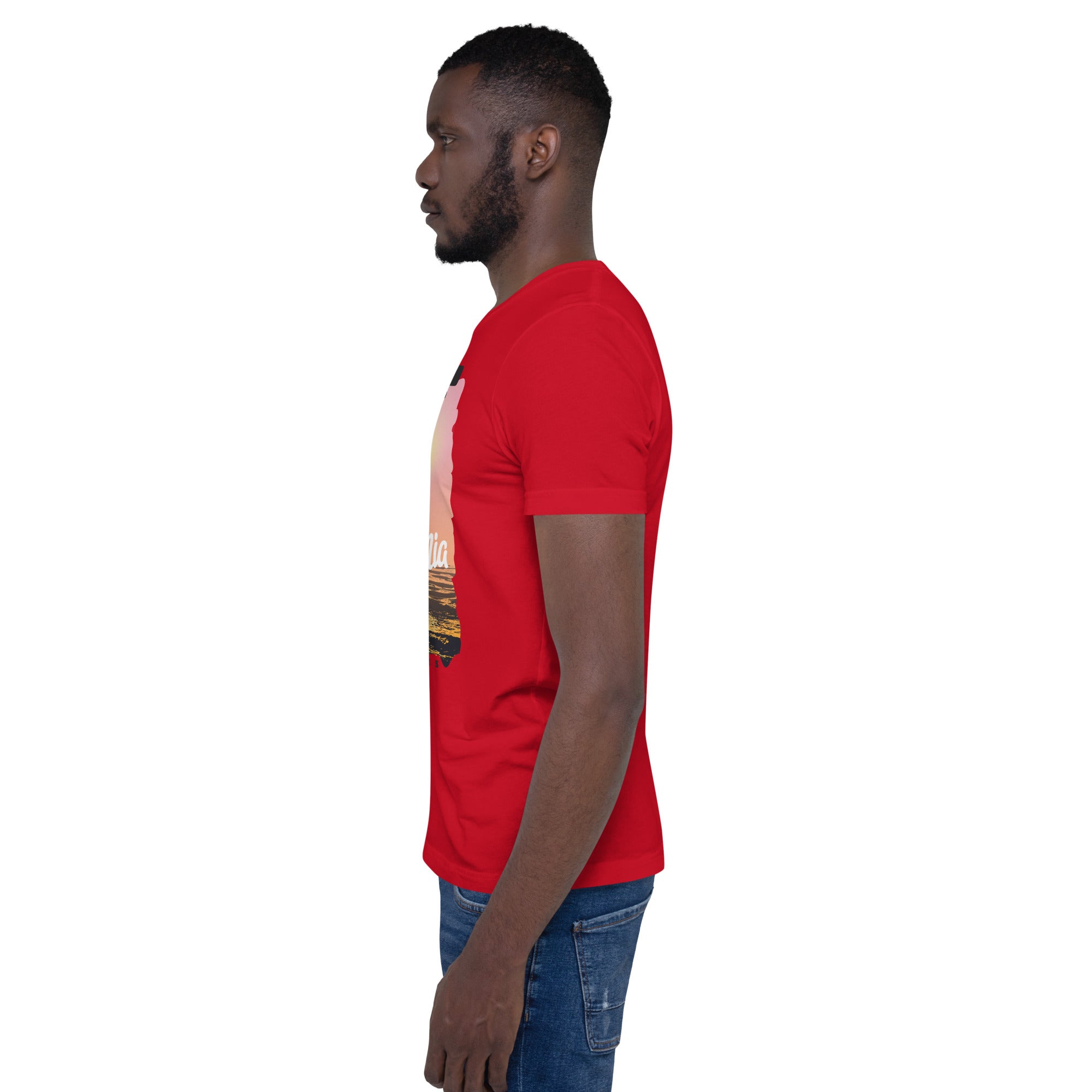 Camiseta unisex de la serie de verano SURF CALIFORNIA