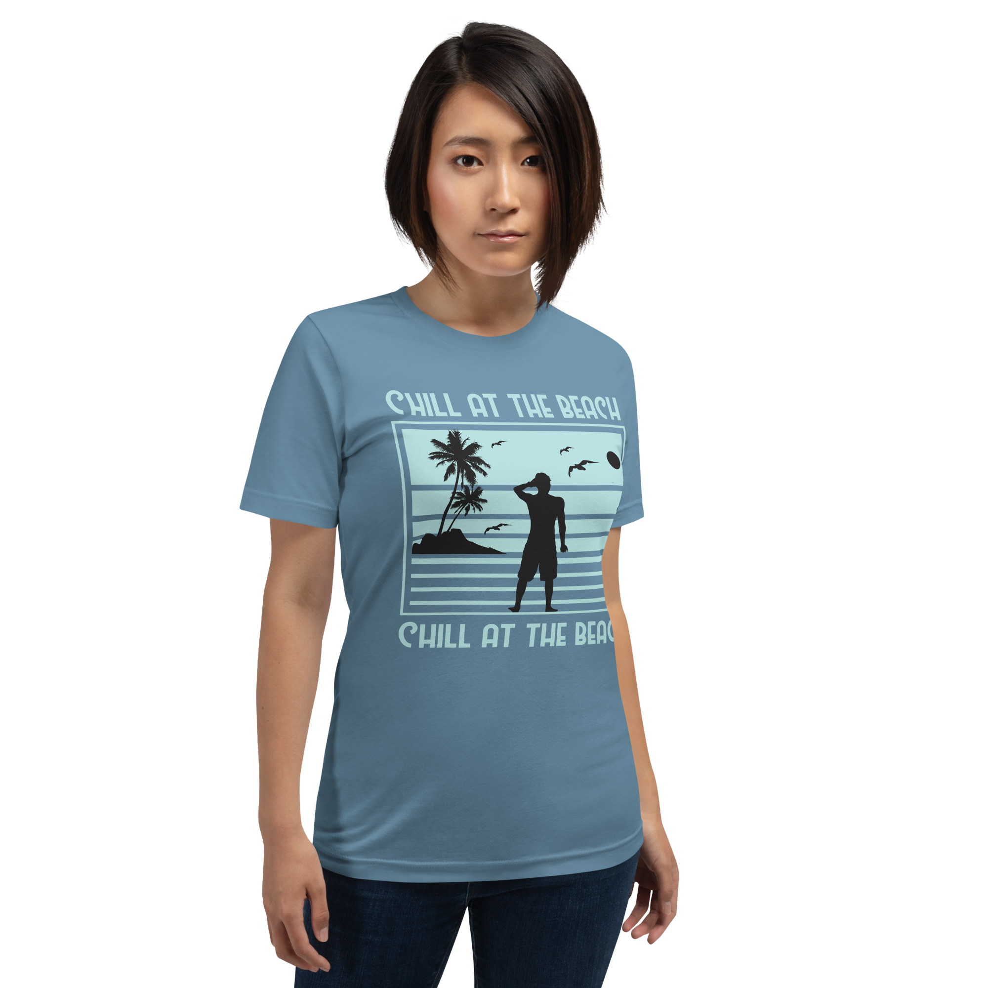 Camiseta unisex CHILL AT THE BEACH
