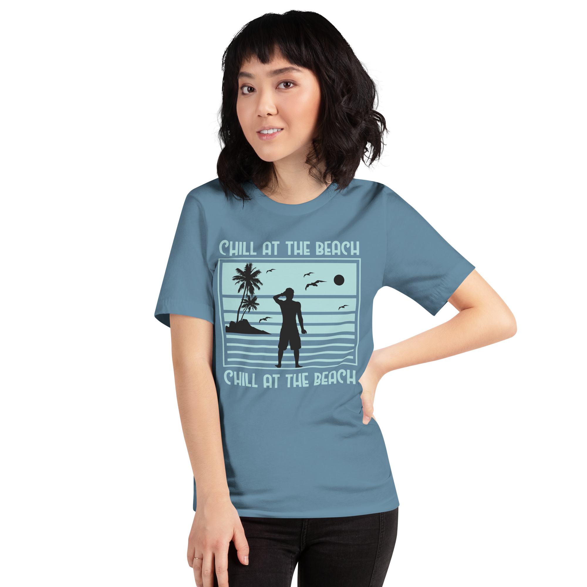 Camiseta unisex CHILL AT THE BEACH