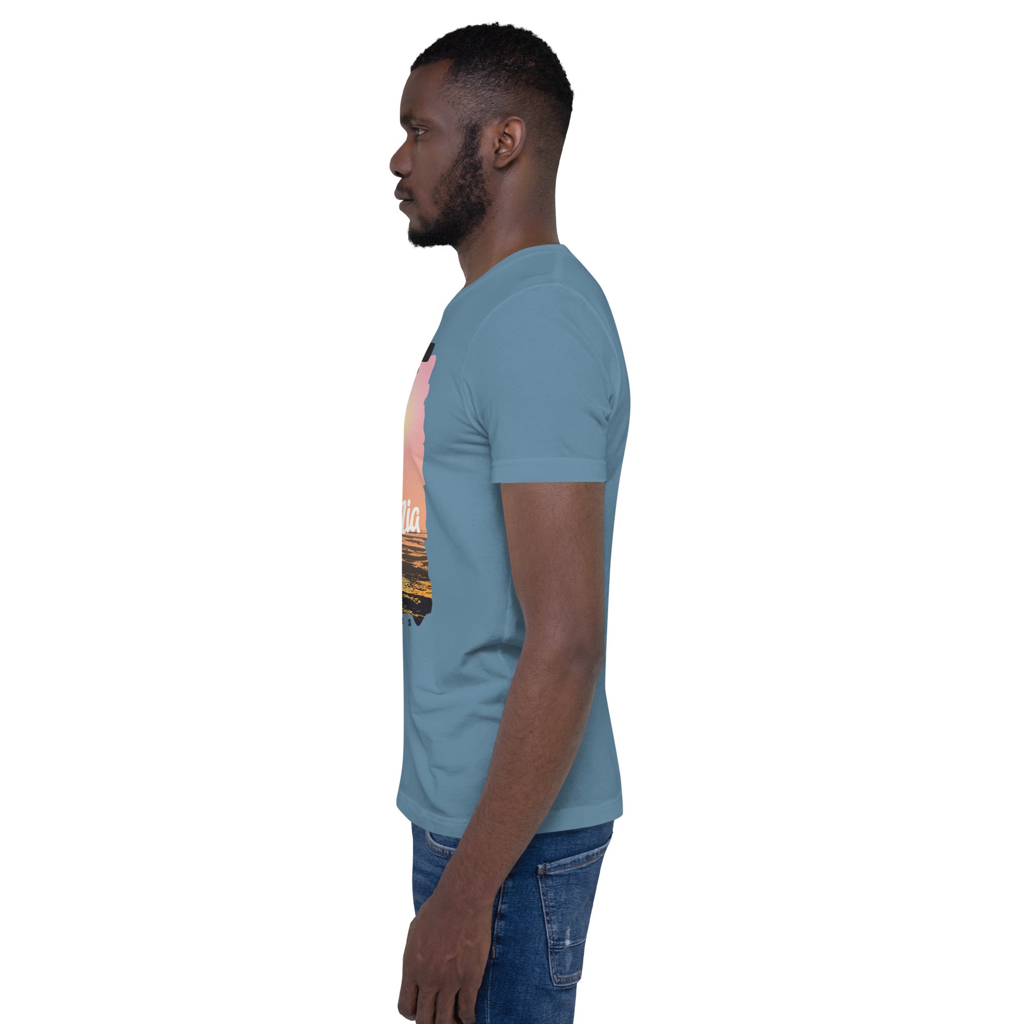 Camiseta unisex de la serie de verano SURF CALIFORNIA