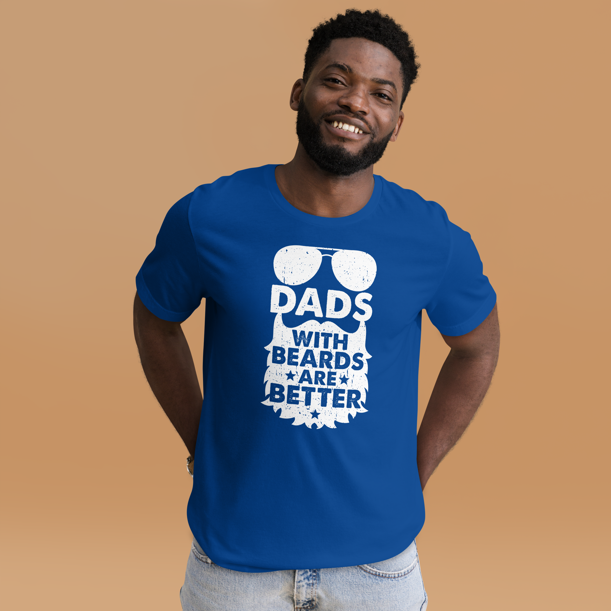 DADS WITH BEARDS men's t-shirt