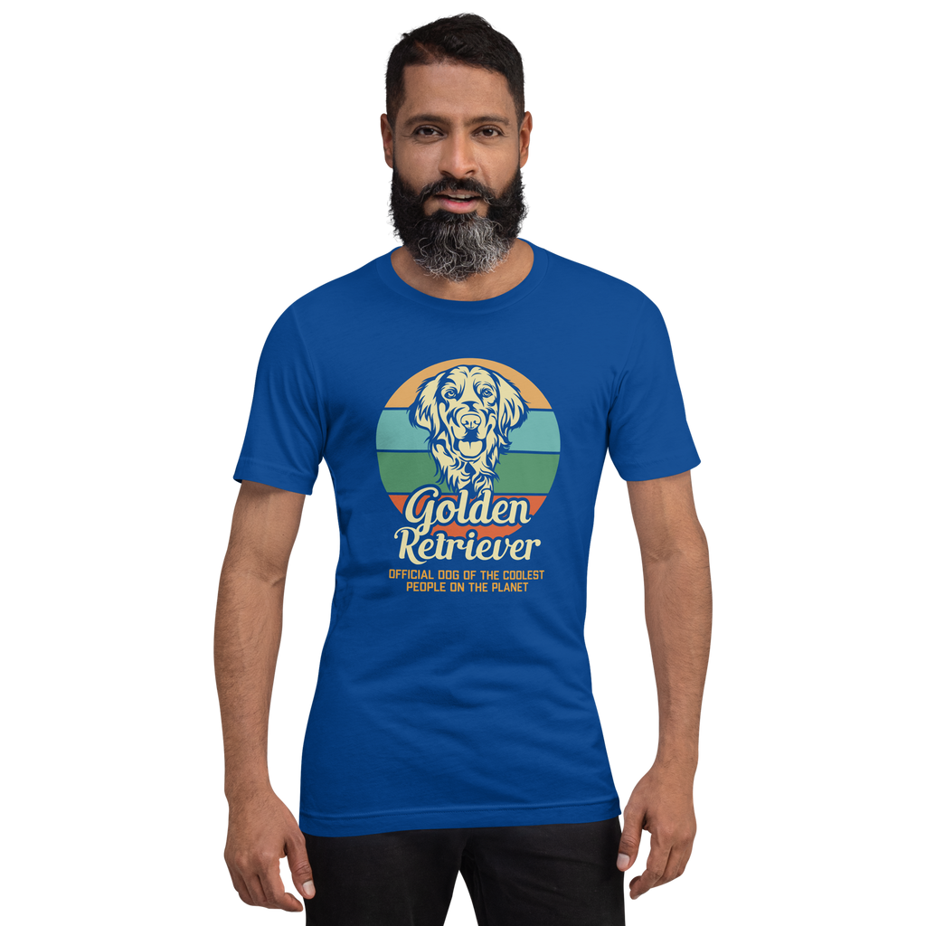Golden Retriever Glückseligkeit Unisex T-Shirt