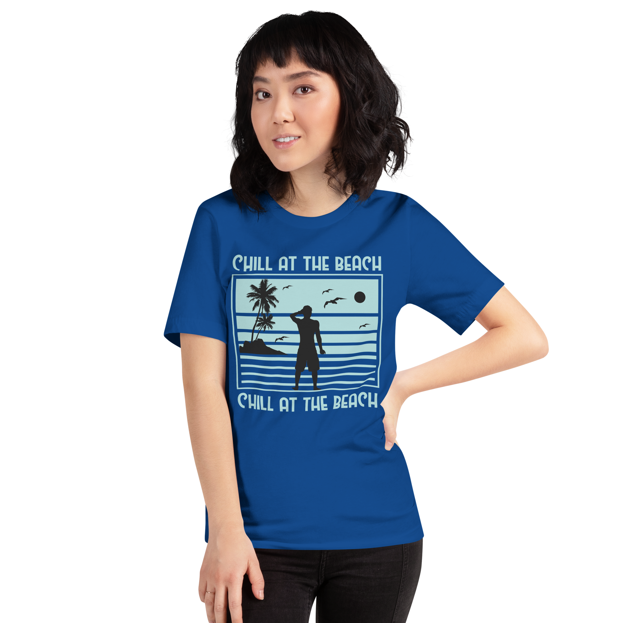 Camiseta unisex CHILL AT THE BEACH