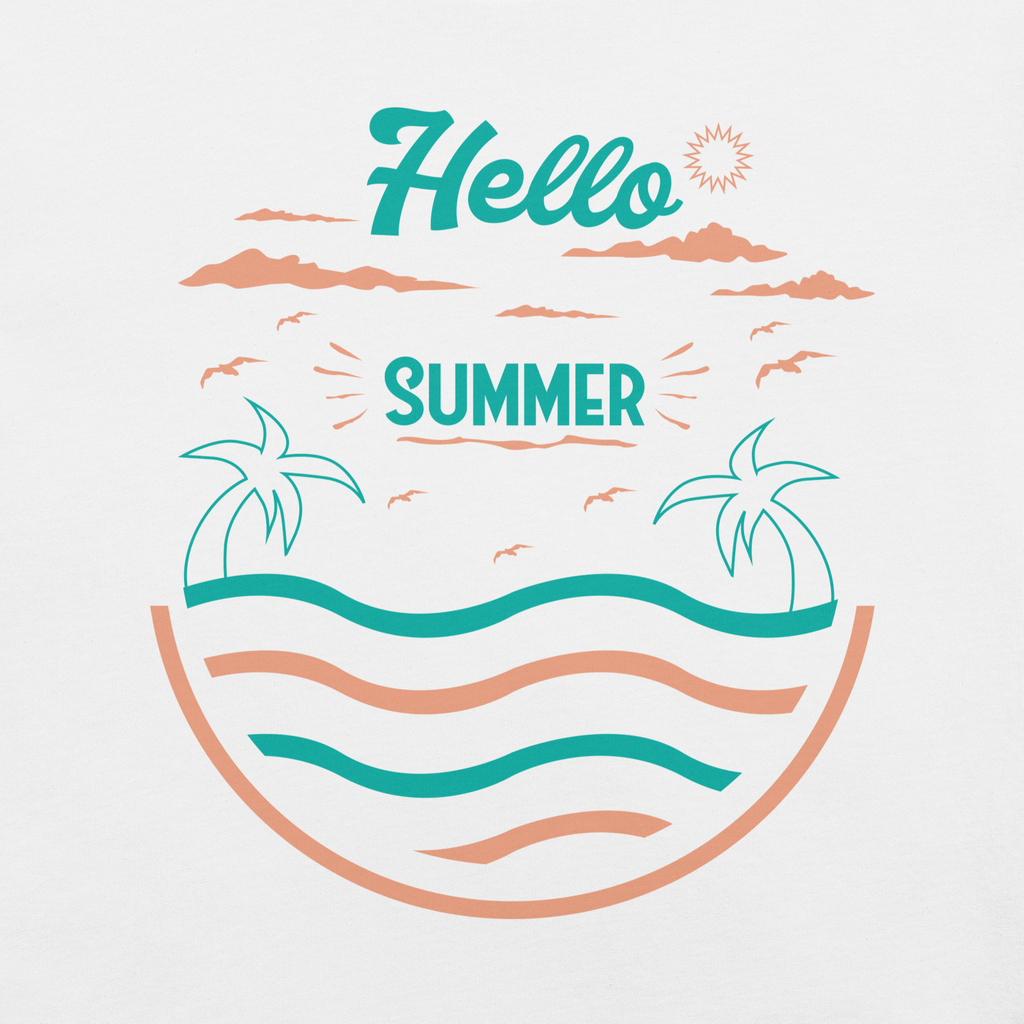 HELLO SUMMER  unisex t-shirt