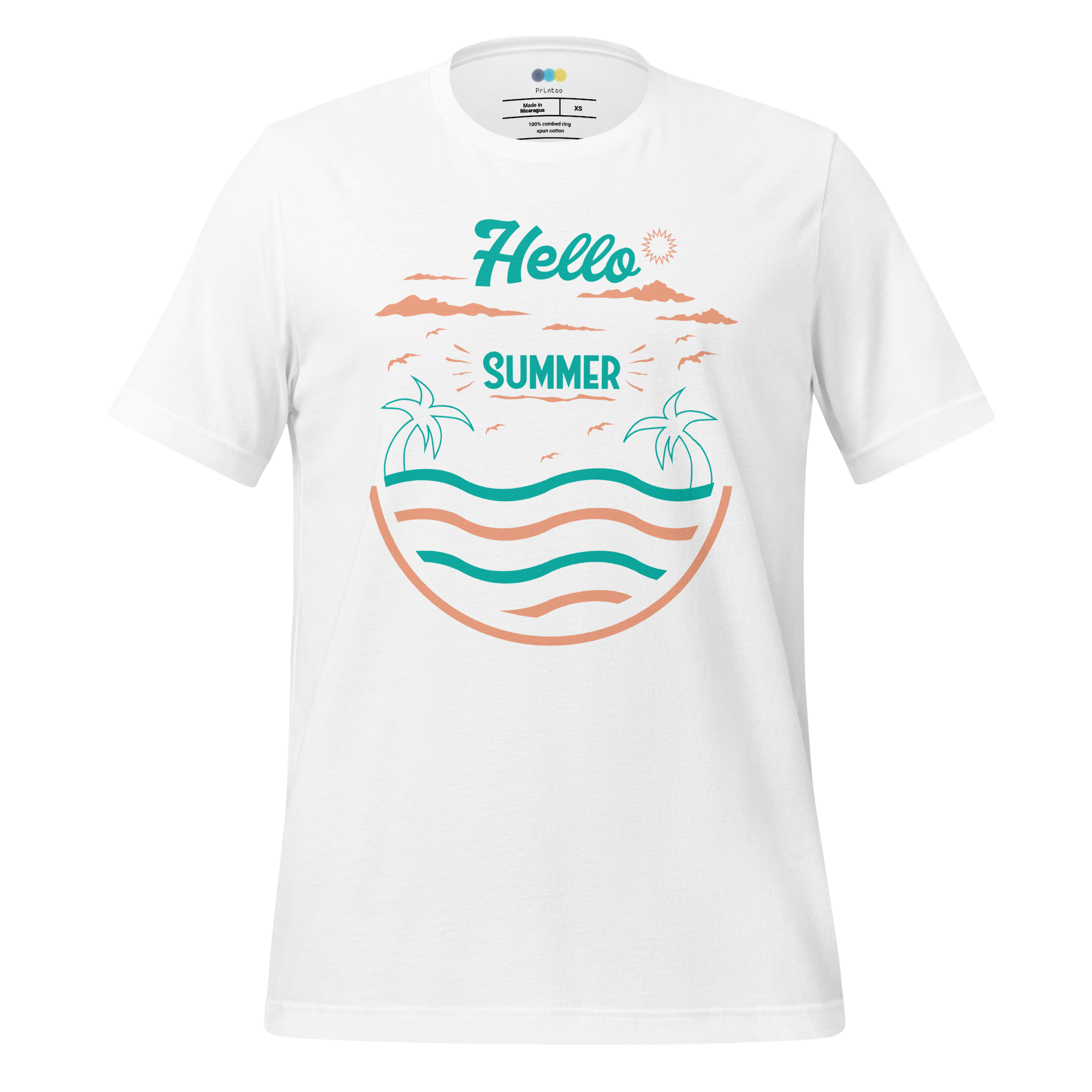Camiseta unisex serie verano HOLA VERANO