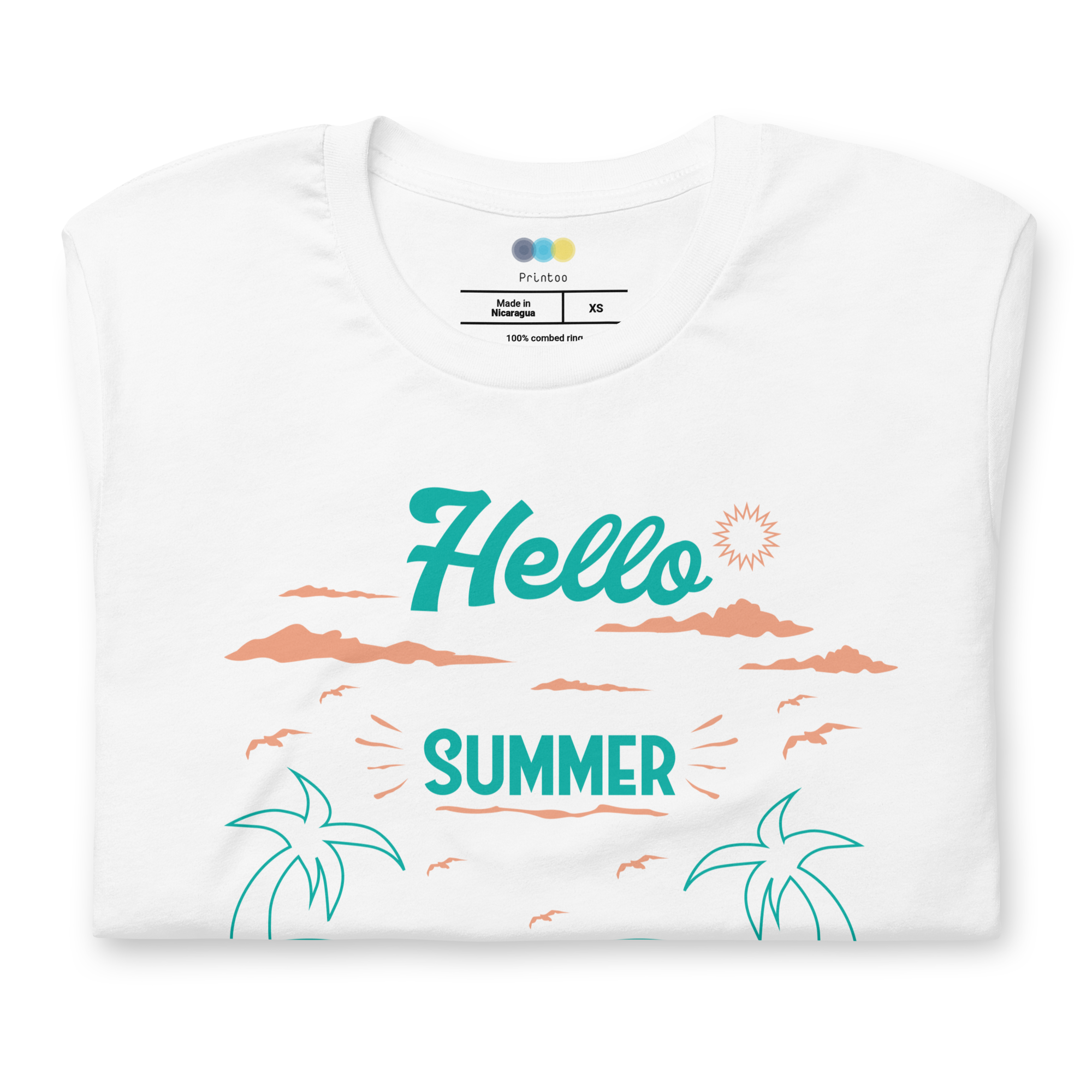 Camiseta unisex serie verano HOLA VERANO