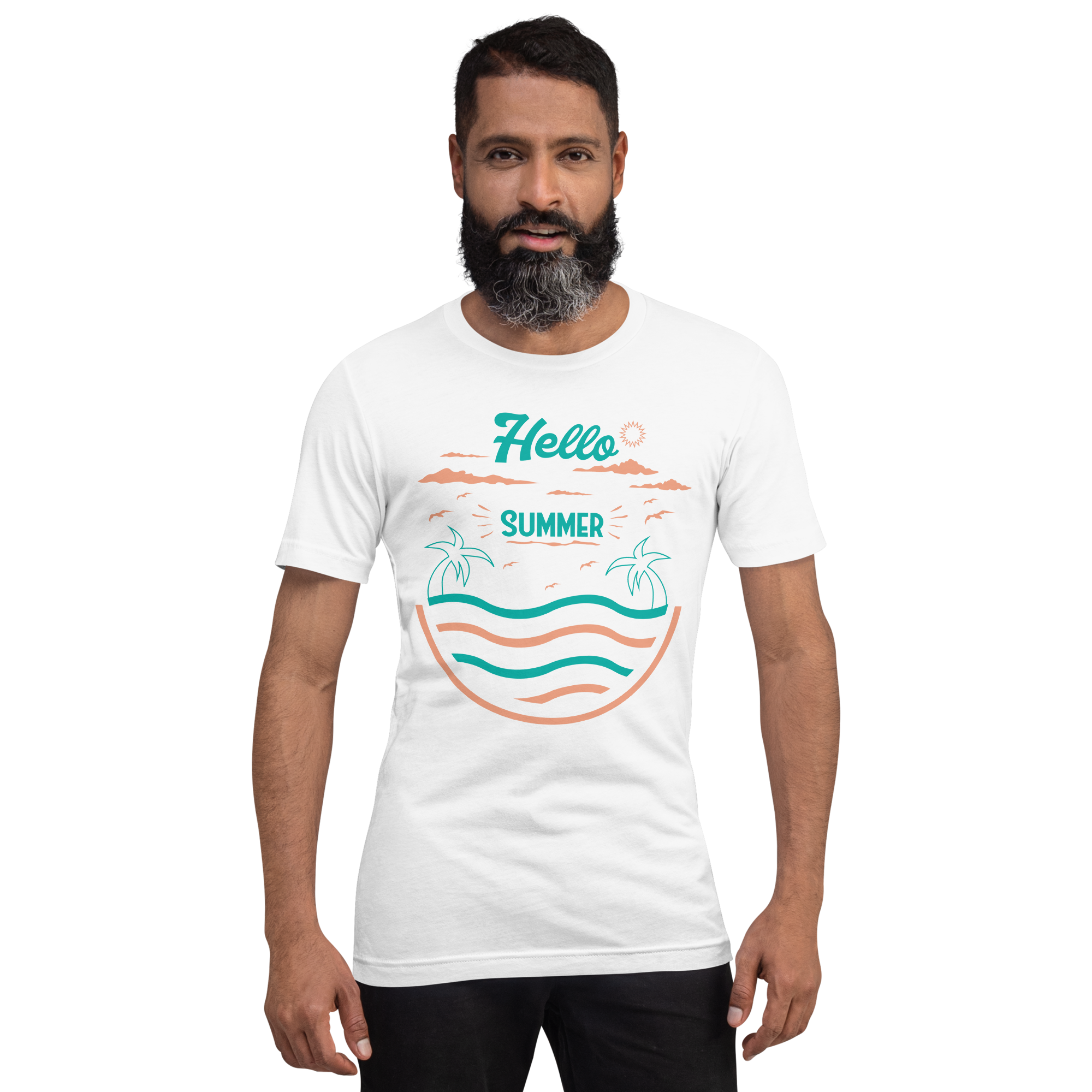 Camiseta unisex serie verano HOLA VERANO