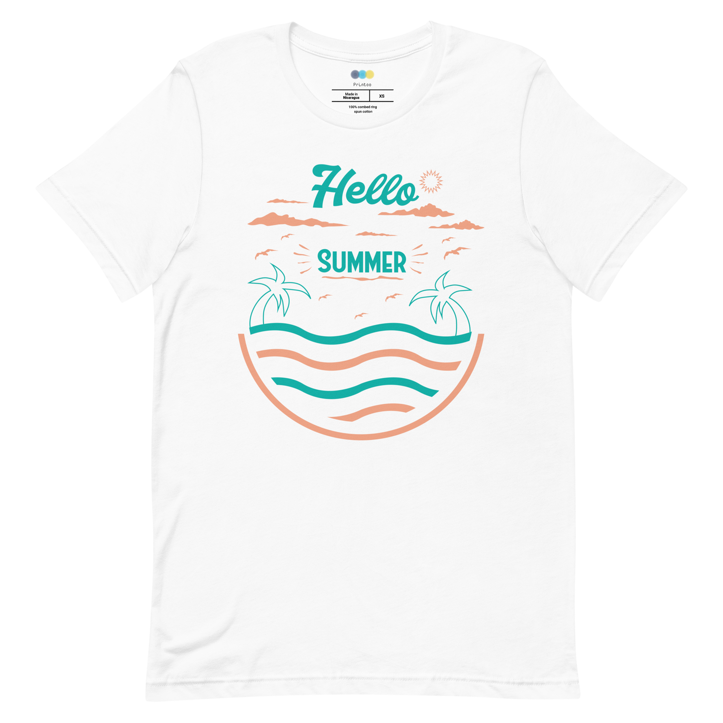 HELLO SUMMER  Summer series unisex t-shirt