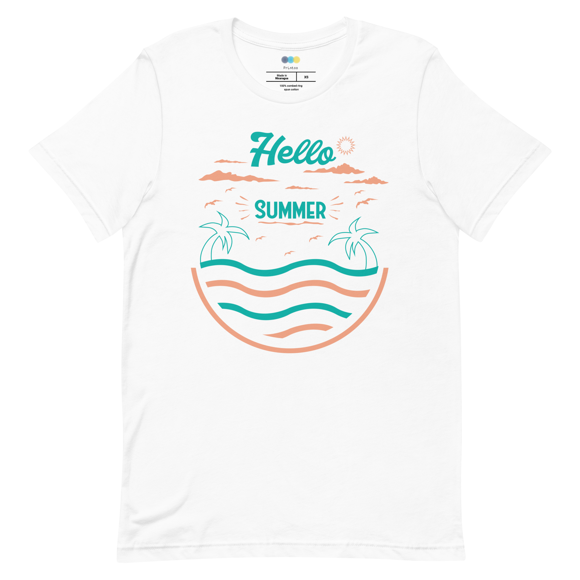 Camiseta unisex serie verano HOLA VERANO