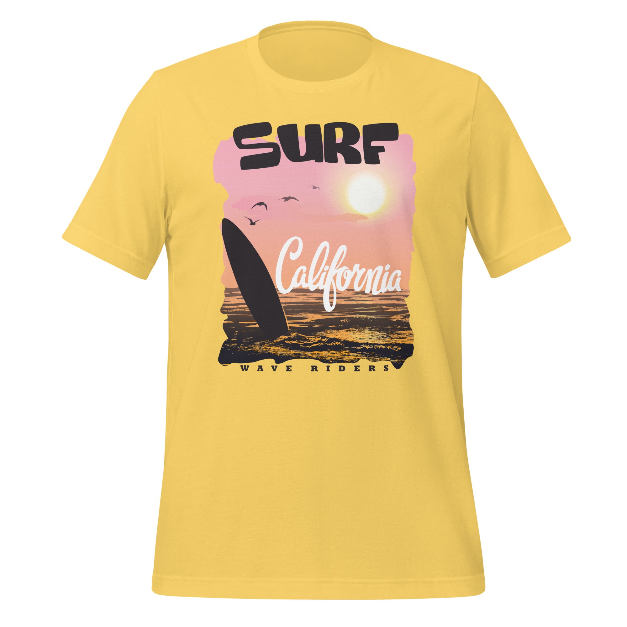 Camiseta unisex de la serie de verano SURF CALIFORNIA
