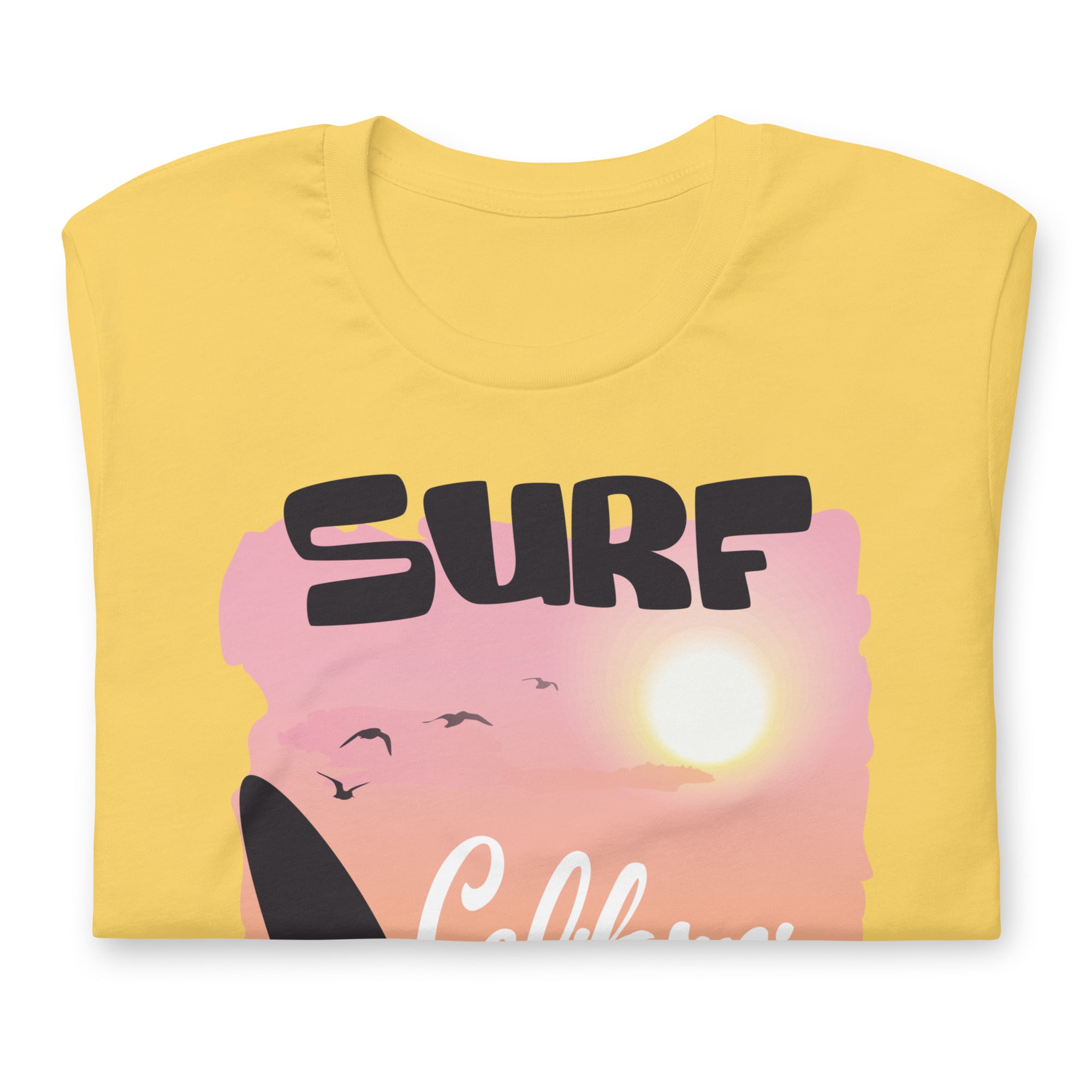 Camiseta unisex de la serie de verano SURF CALIFORNIA