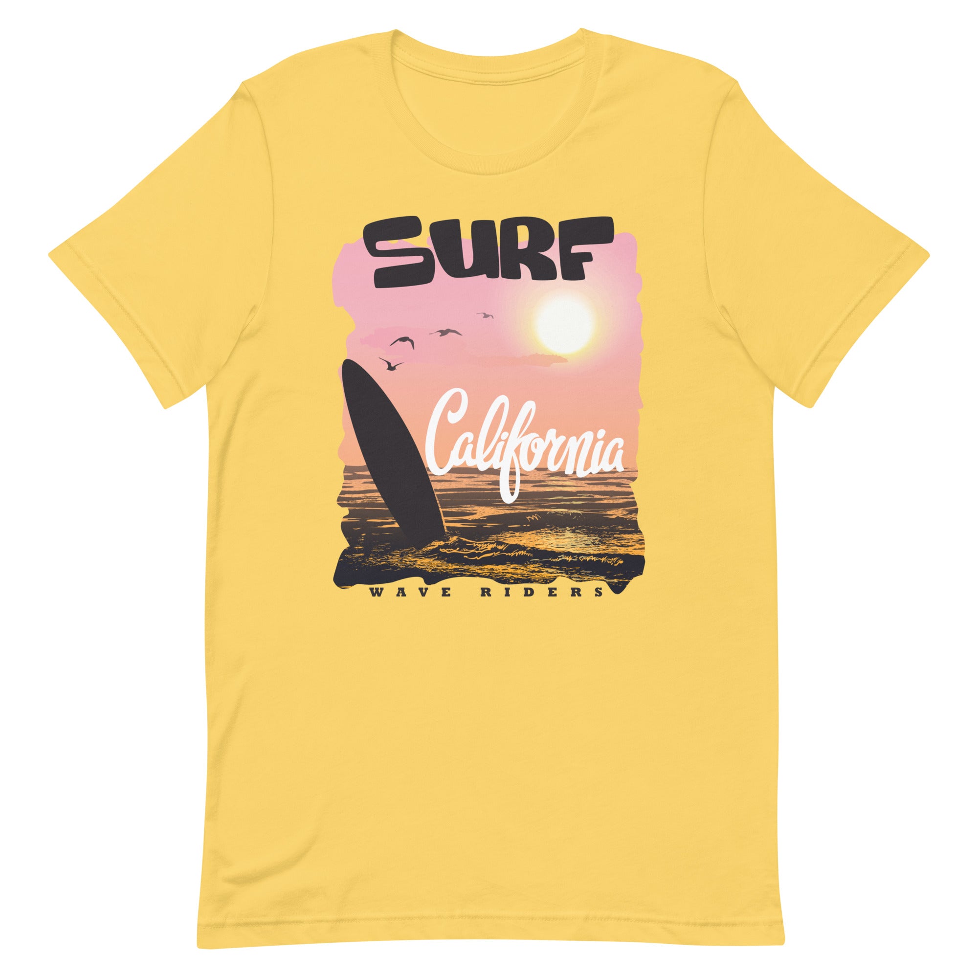 Camiseta unisex de la serie de verano SURF CALIFORNIA