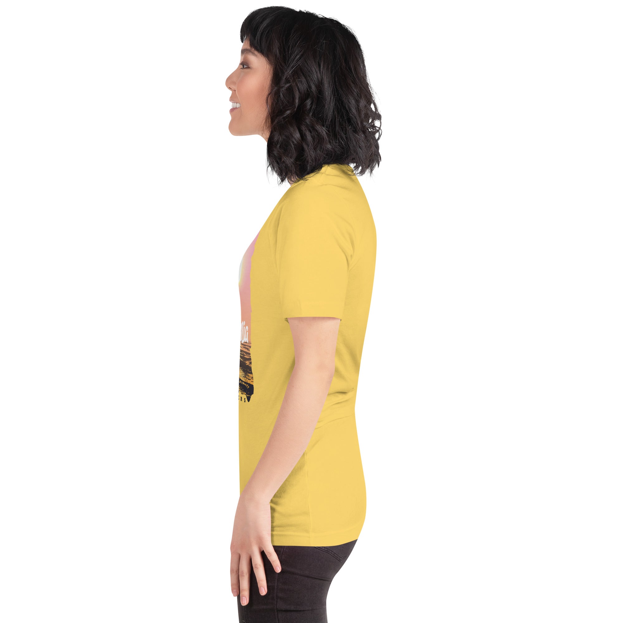 Camiseta unisex de la serie de verano SURF CALIFORNIA