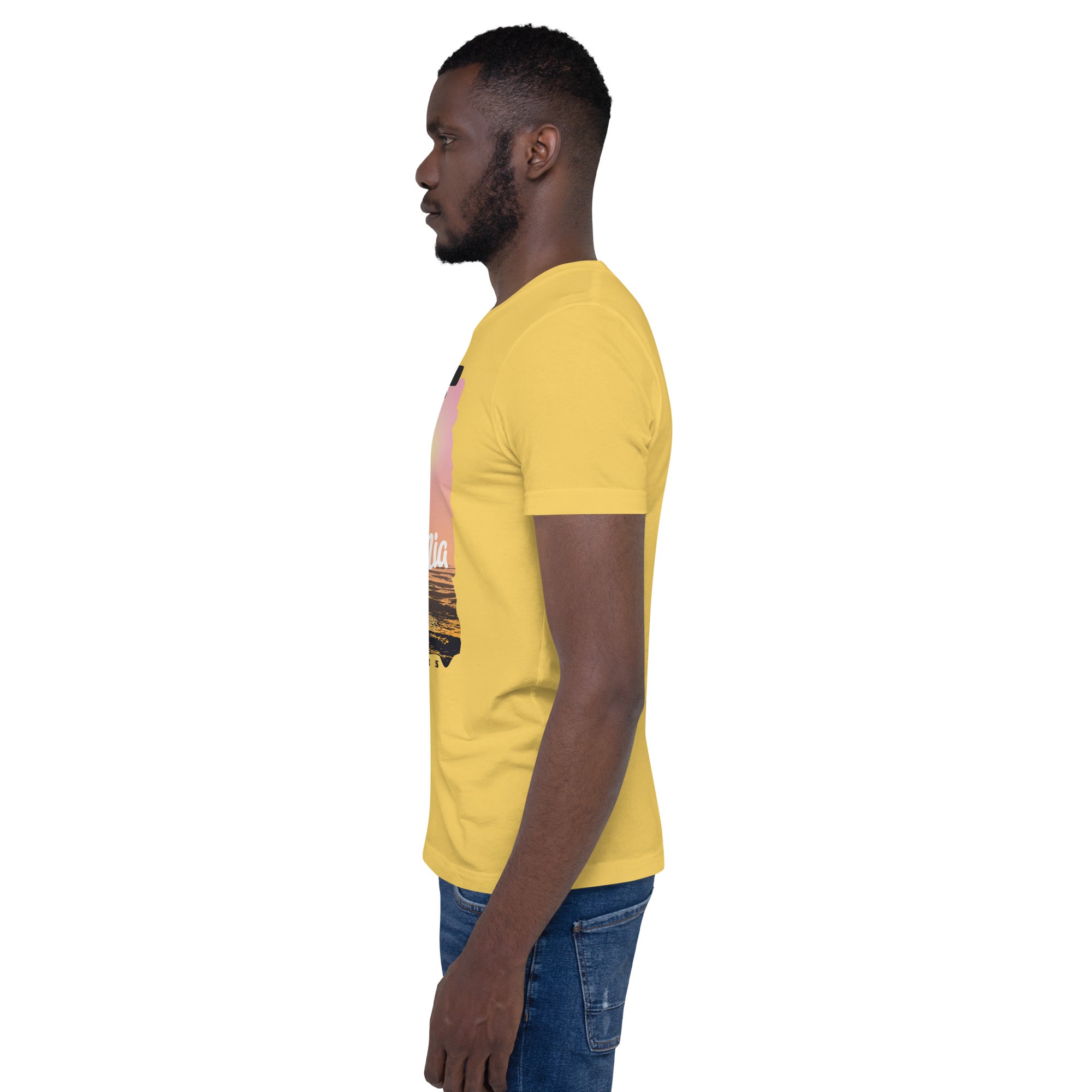 Camiseta unisex de la serie de verano SURF CALIFORNIA