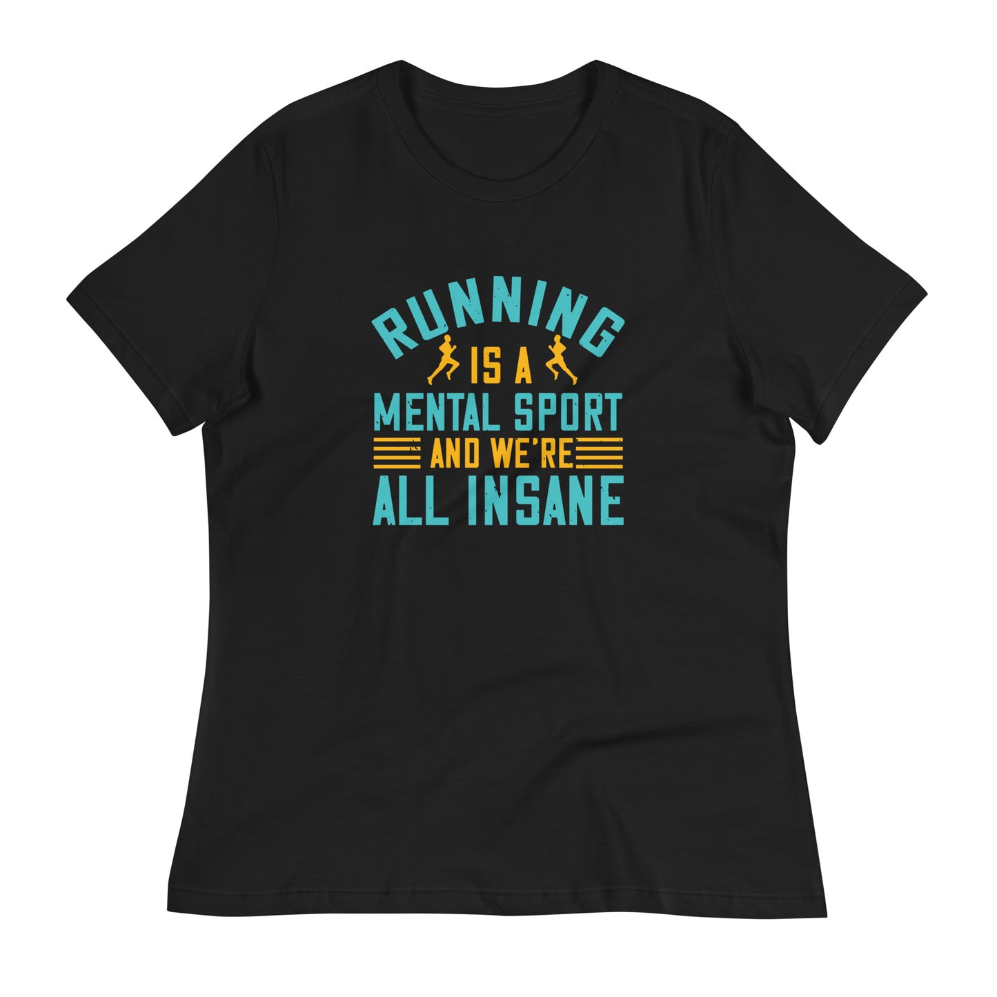 HUSTLE MIND women's running relaxed t-shirt