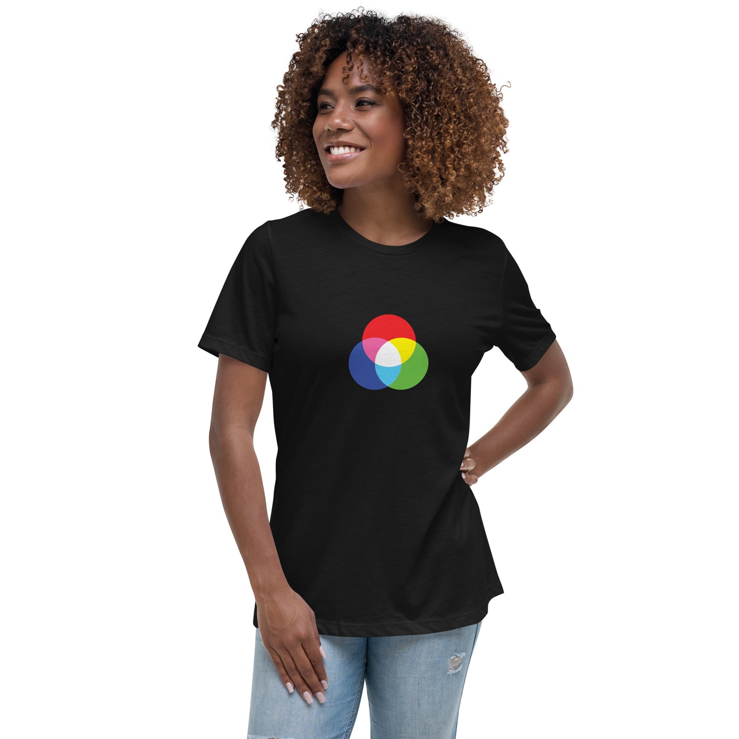 RGB CIRCLES women's t-shirt