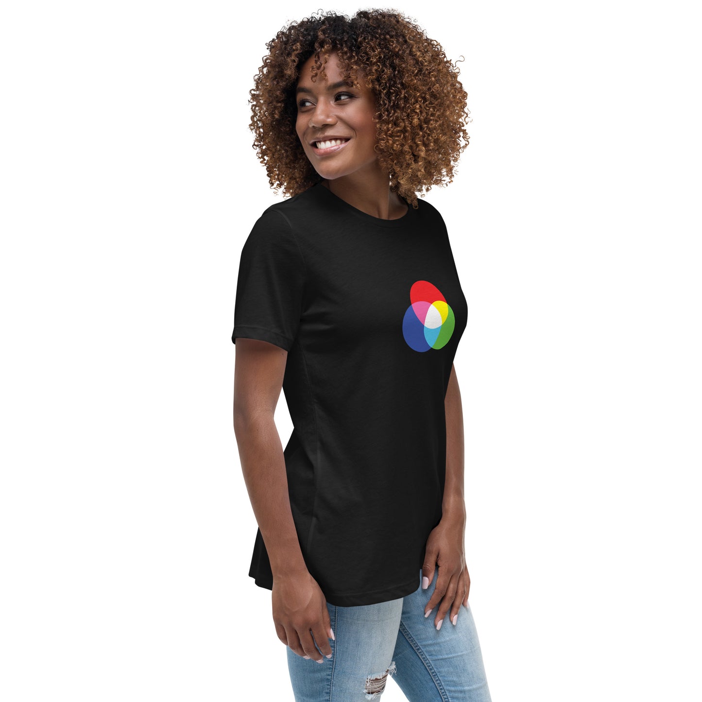 RGB CIRCLES women's t-shirt