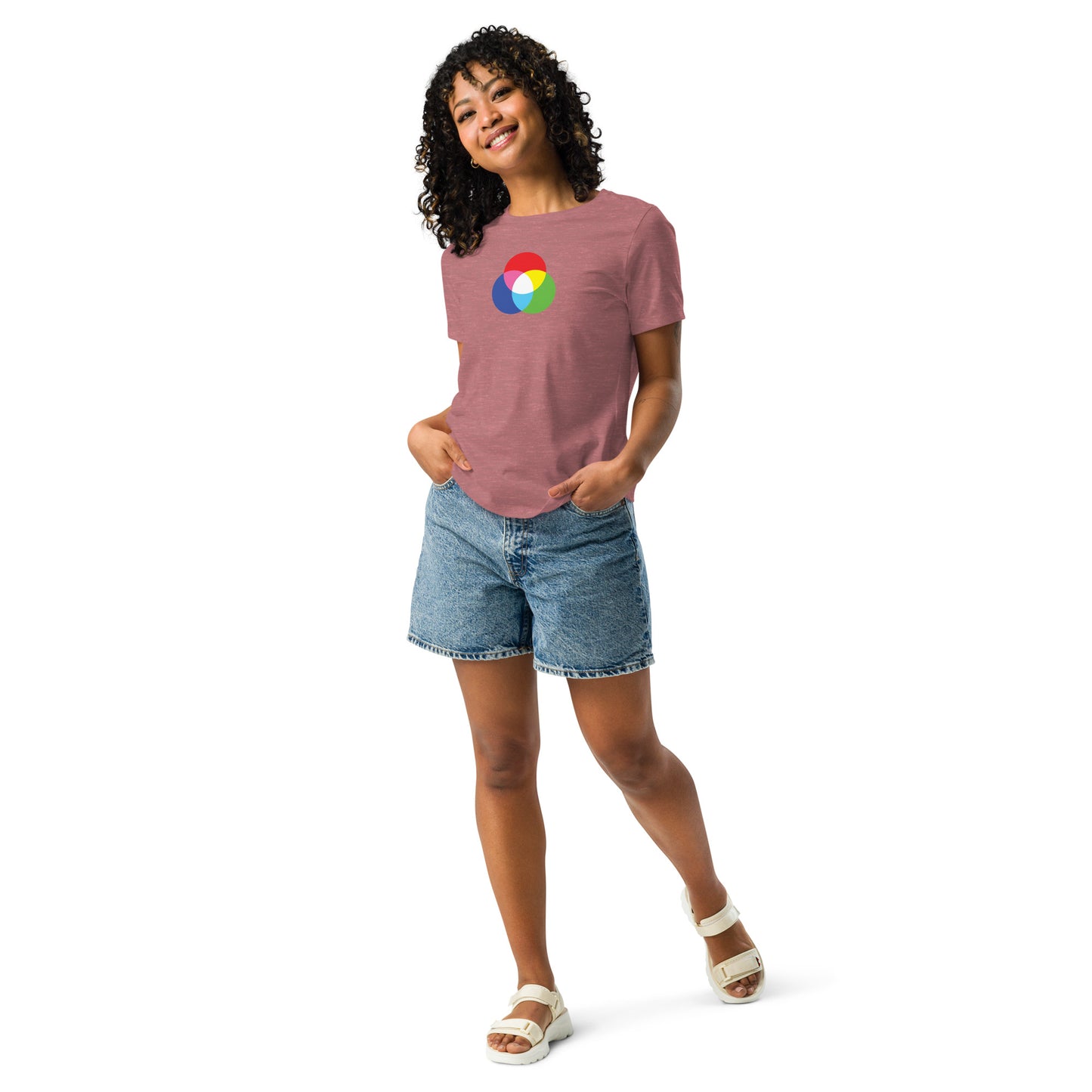 RGB CIRCLES women's t-shirt