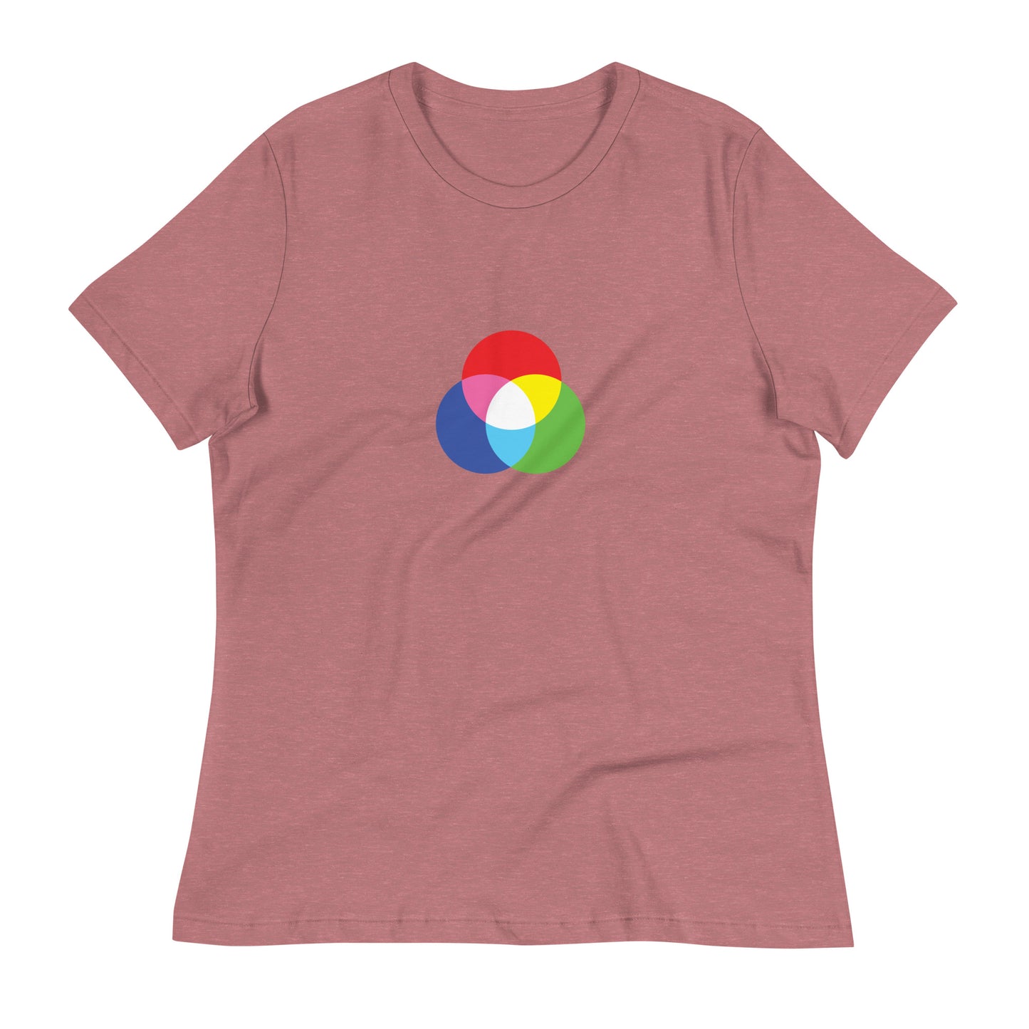 RGB CIRCLES women's t-shirt