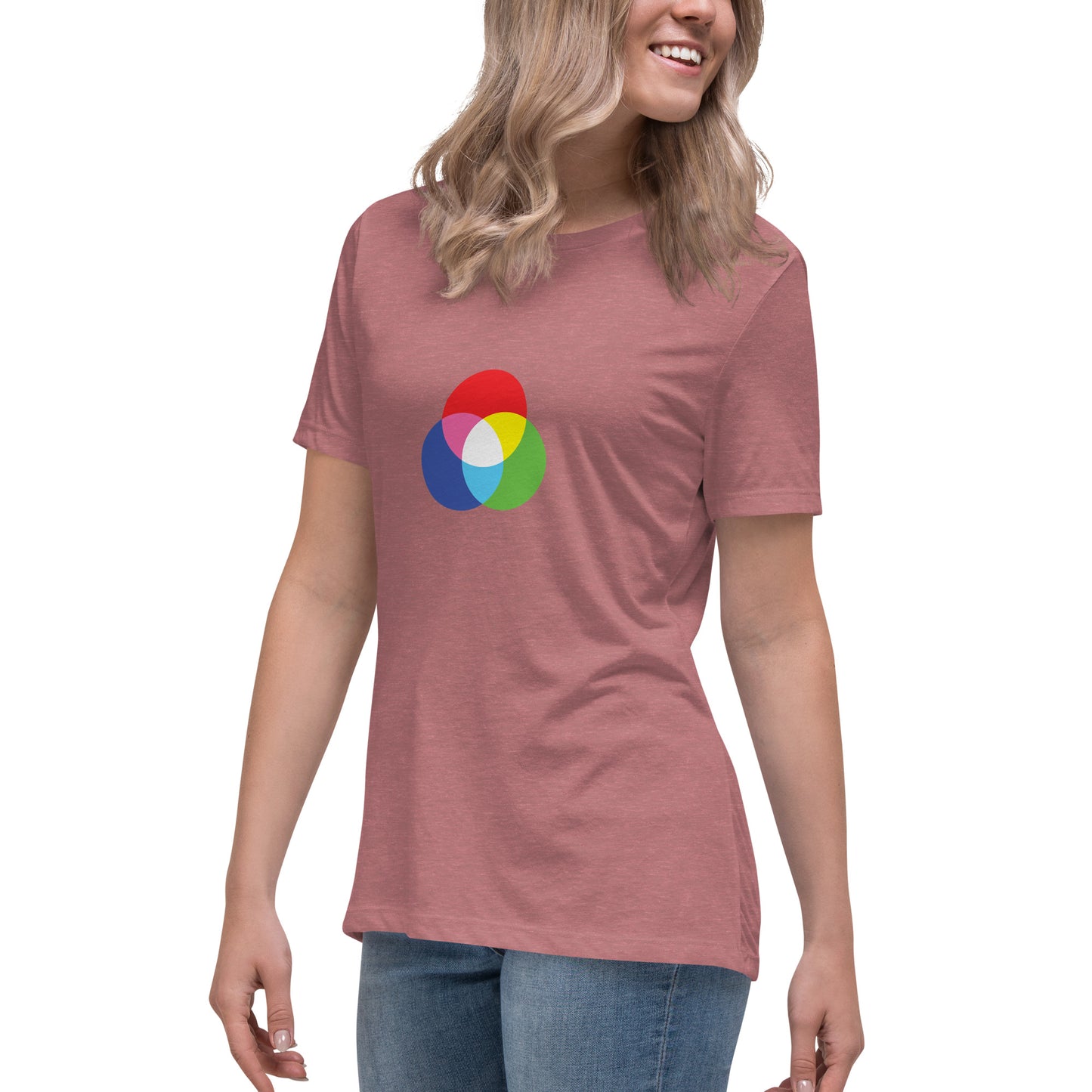 RGB CIRCLES women's t-shirt