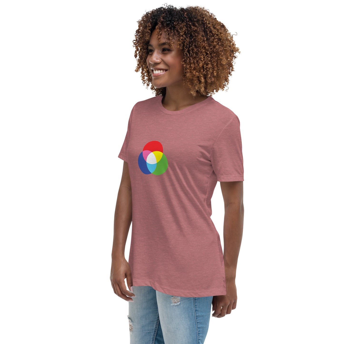 RGB CIRCLES women's t-shirt