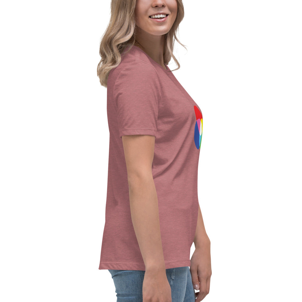 RGB CIRCLES women's t-shirt