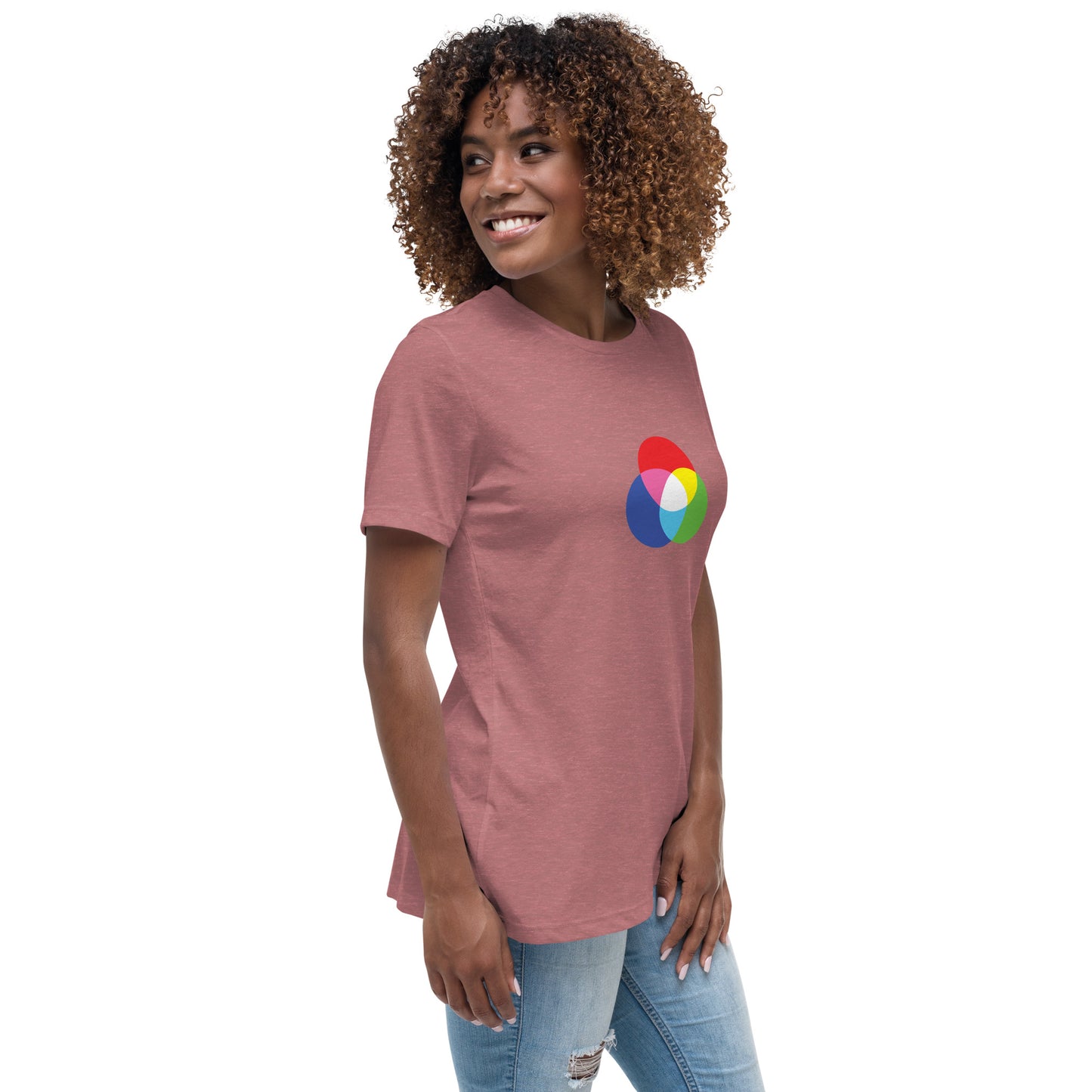 RGB CIRCLES women's t-shirt